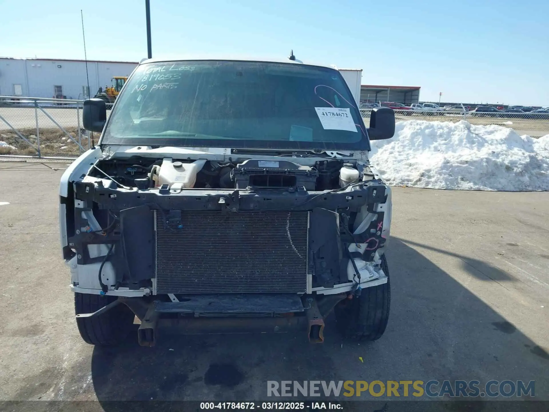 13 Photograph of a damaged car 1GCWGAFP2L1274251 CHEVROLET EXPRESS CARGO 2020