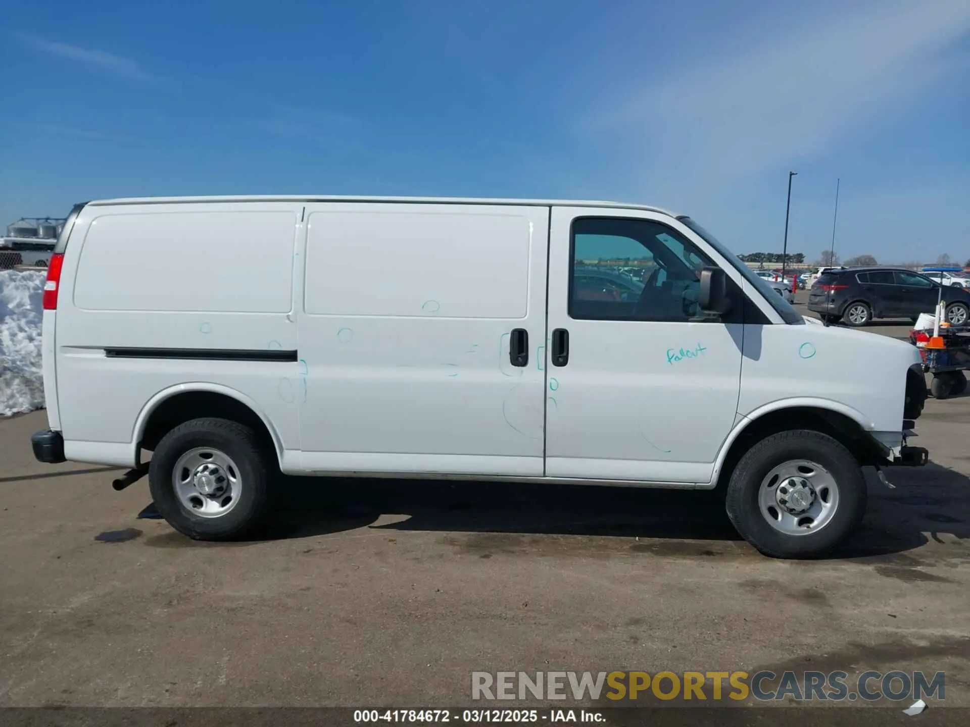 14 Photograph of a damaged car 1GCWGAFP2L1274251 CHEVROLET EXPRESS CARGO 2020