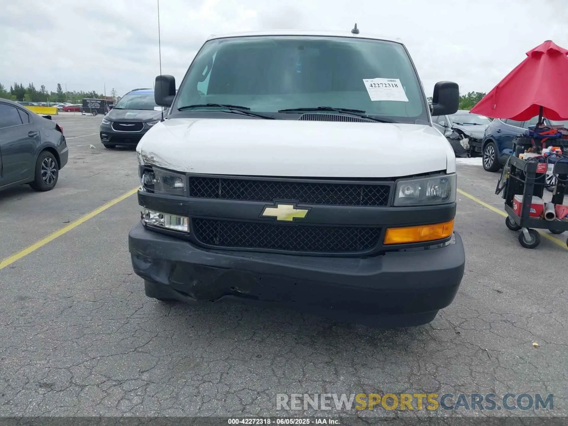 12 Photograph of a damaged car 1GCWGAFP4L1153737 CHEVROLET EXPRESS CARGO 2020