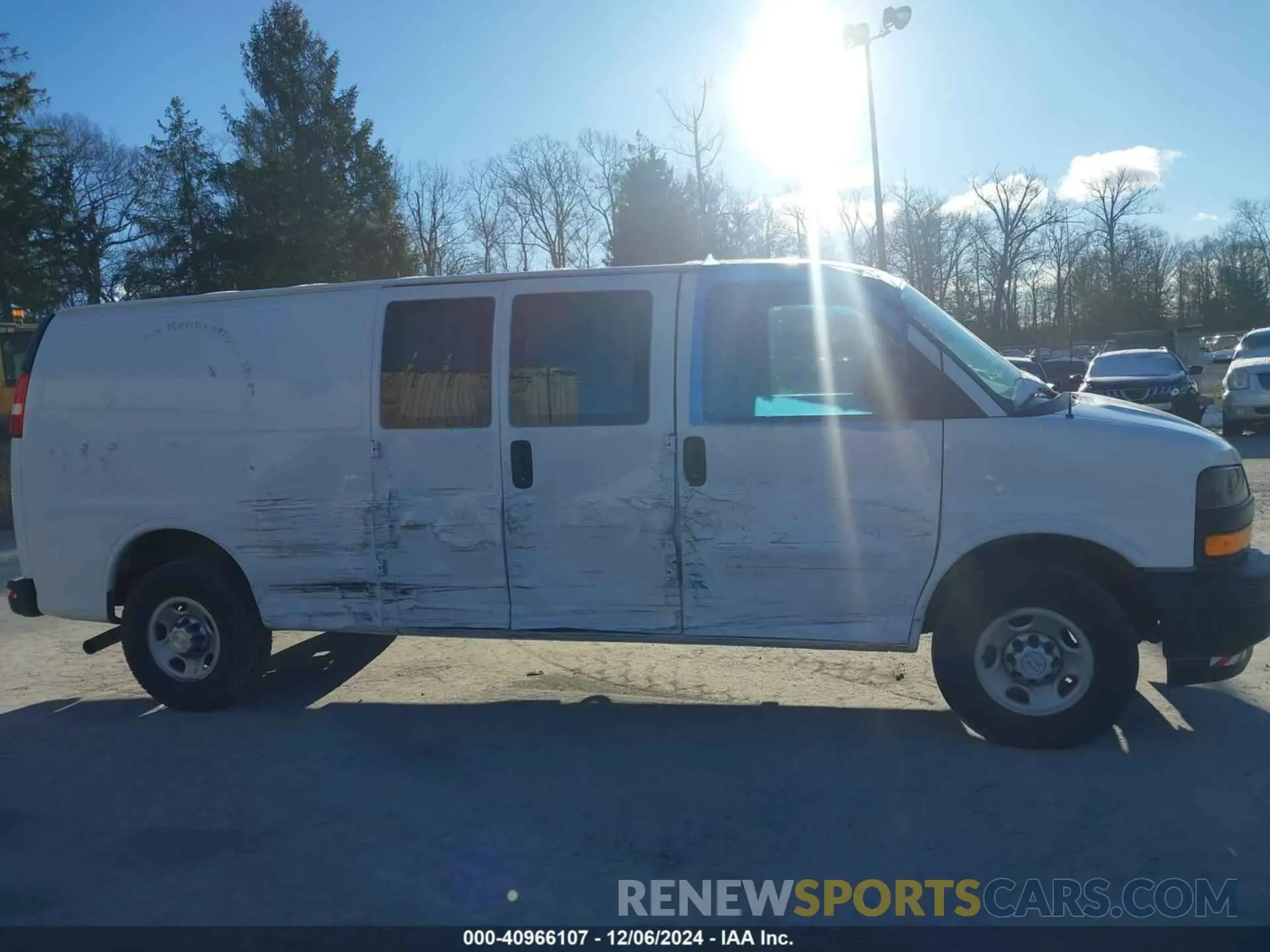 13 Photograph of a damaged car 1GCWGBFG4L1155123 CHEVROLET EXPRESS CARGO 2020