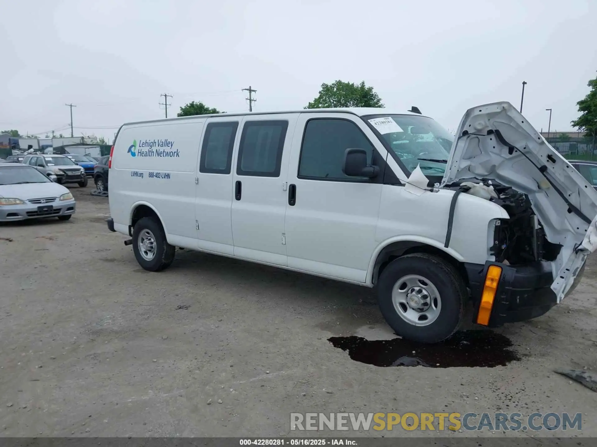 1 Photograph of a damaged car 1GCWGBFP0L1223210 CHEVROLET EXPRESS CARGO 2020