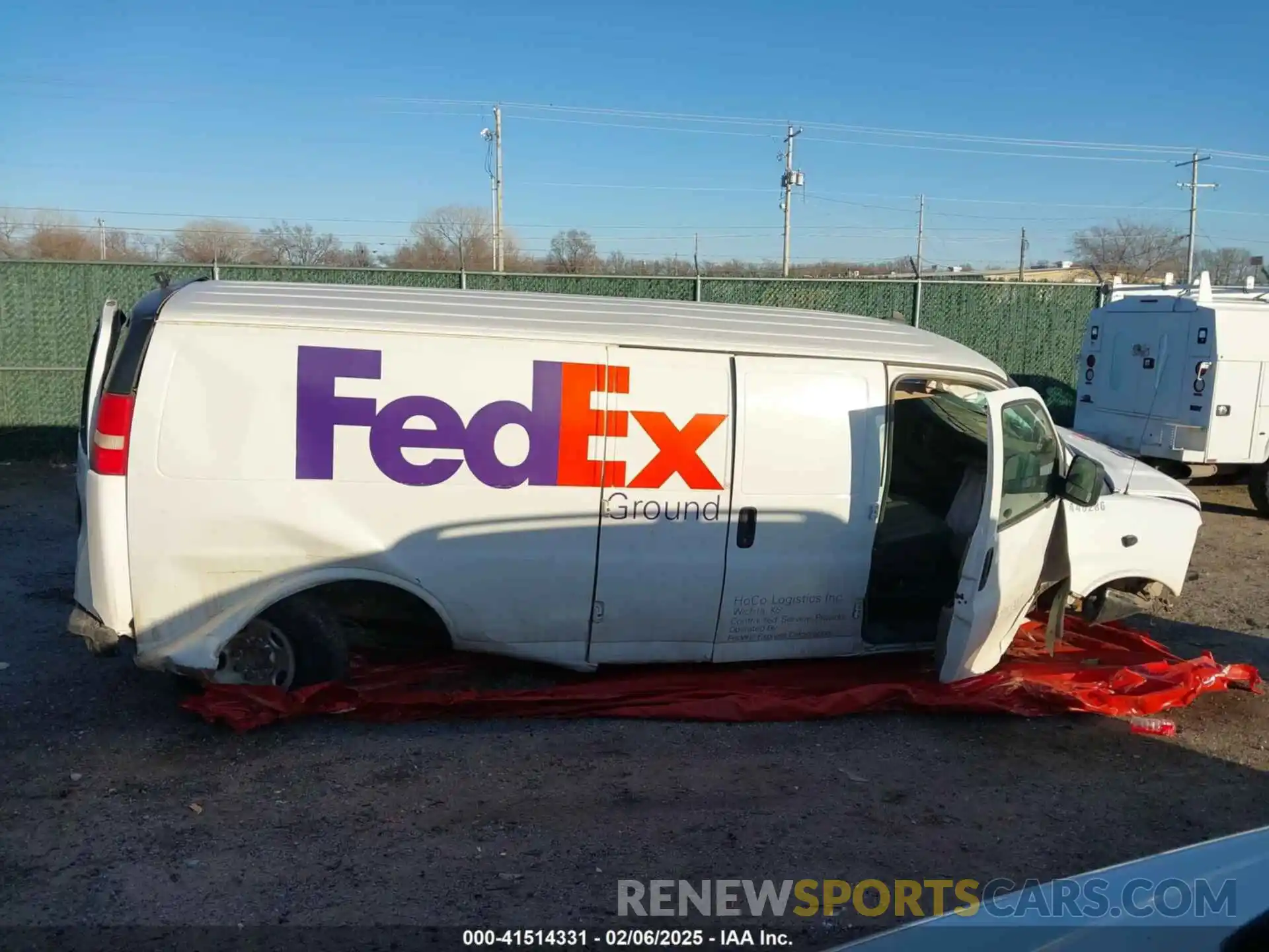 14 Photograph of a damaged car 1GCWGBFP1L1125593 CHEVROLET EXPRESS CARGO 2020