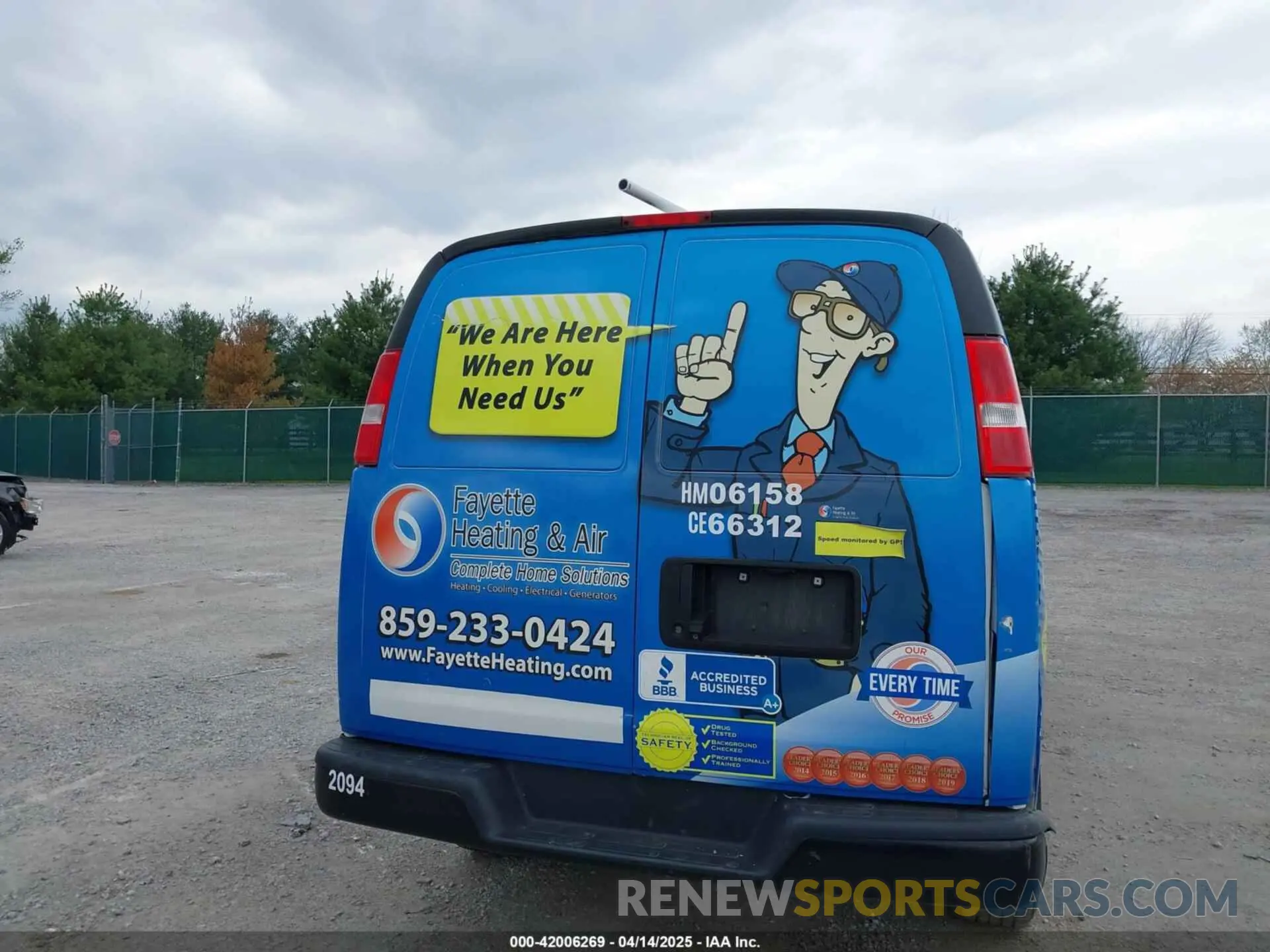 16 Photograph of a damaged car 1GCWGBFP2L1263434 CHEVROLET EXPRESS CARGO 2020