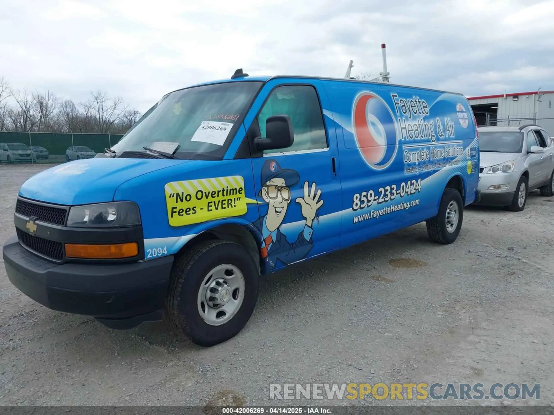 2 Photograph of a damaged car 1GCWGBFP2L1263434 CHEVROLET EXPRESS CARGO 2020
