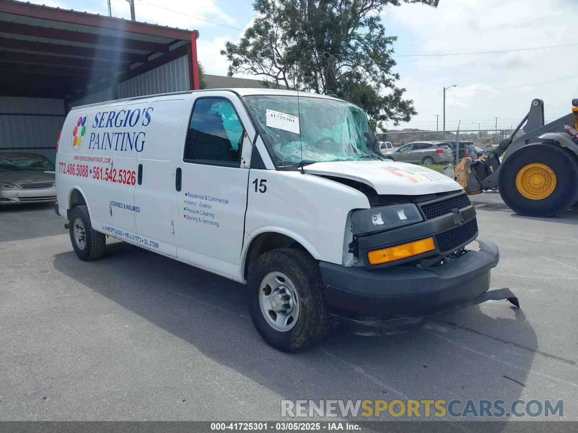 1 Photograph of a damaged car 1GCWGBFP7L1118907 CHEVROLET EXPRESS CARGO 2020