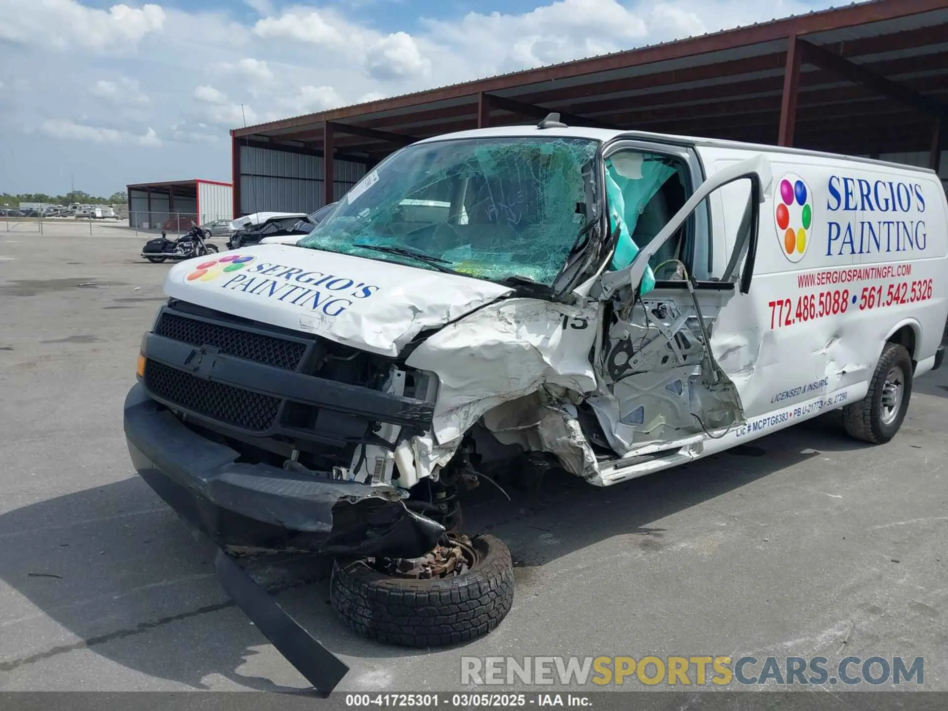 6 Photograph of a damaged car 1GCWGBFP7L1118907 CHEVROLET EXPRESS CARGO 2020