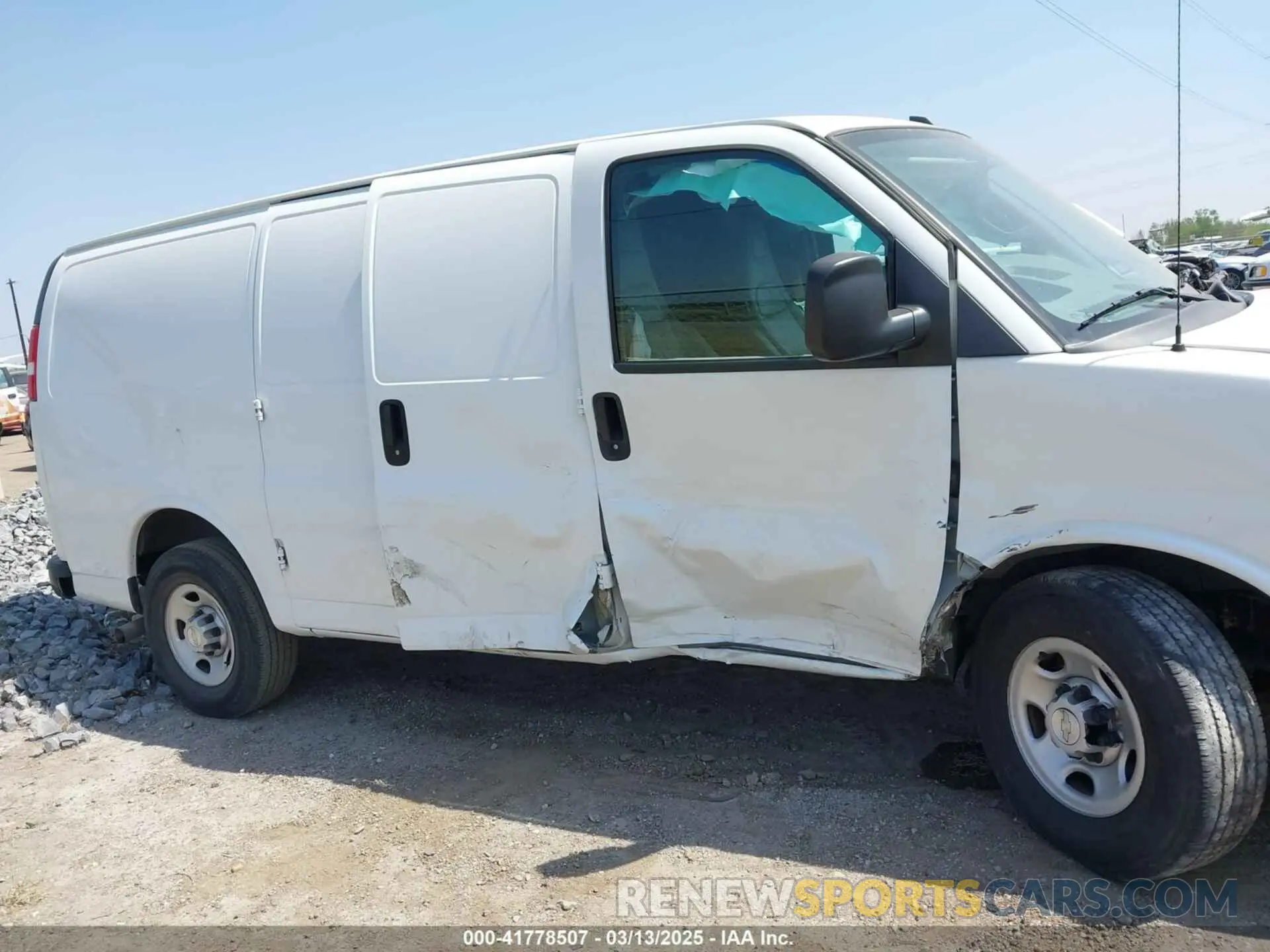13 Photograph of a damaged car 1GCWGAF70M1237863 CHEVROLET EXPRESS CARGO 2021