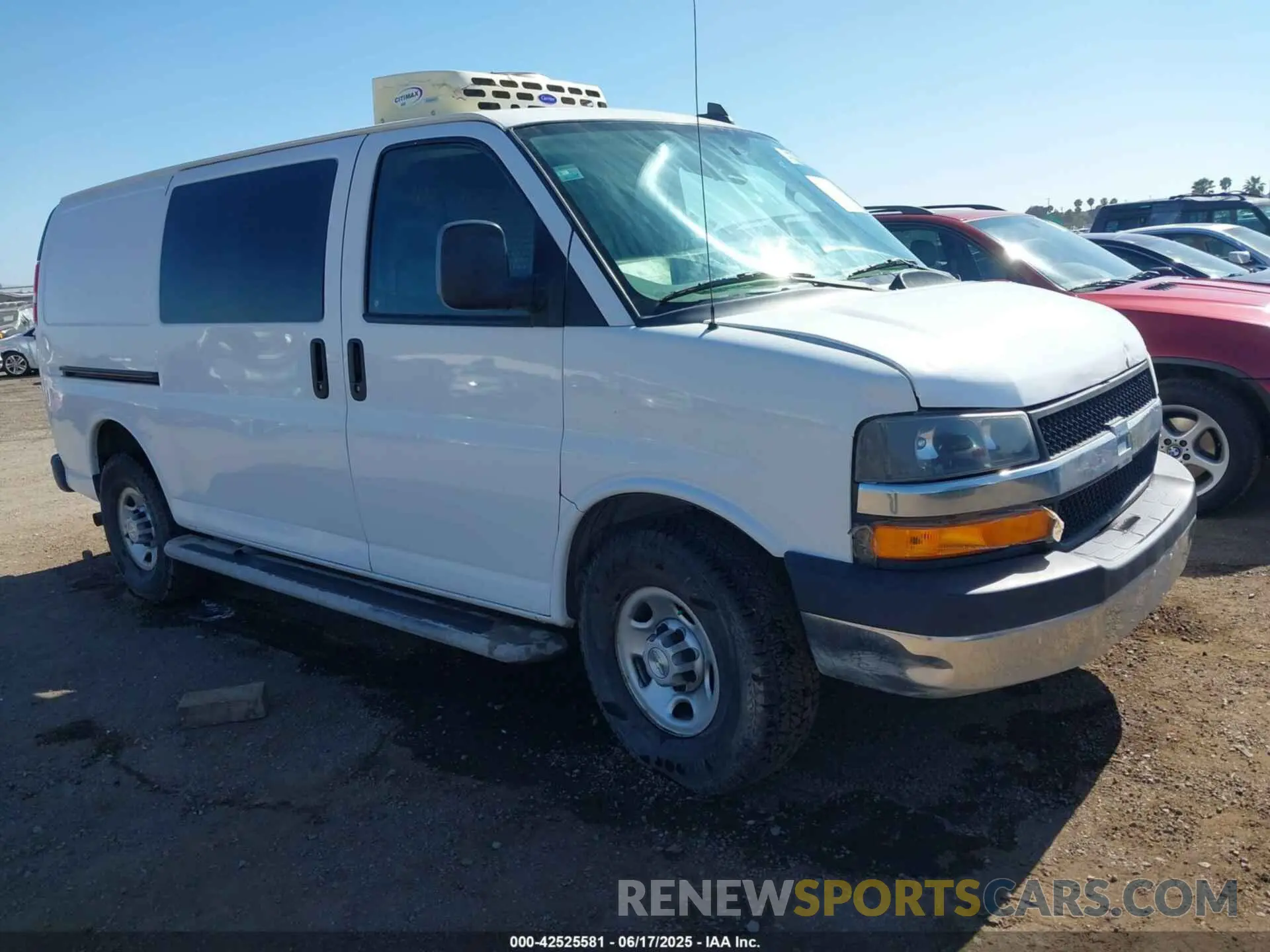 1 Photograph of a damaged car 1GCWGAF71M1242604 CHEVROLET EXPRESS CARGO 2021