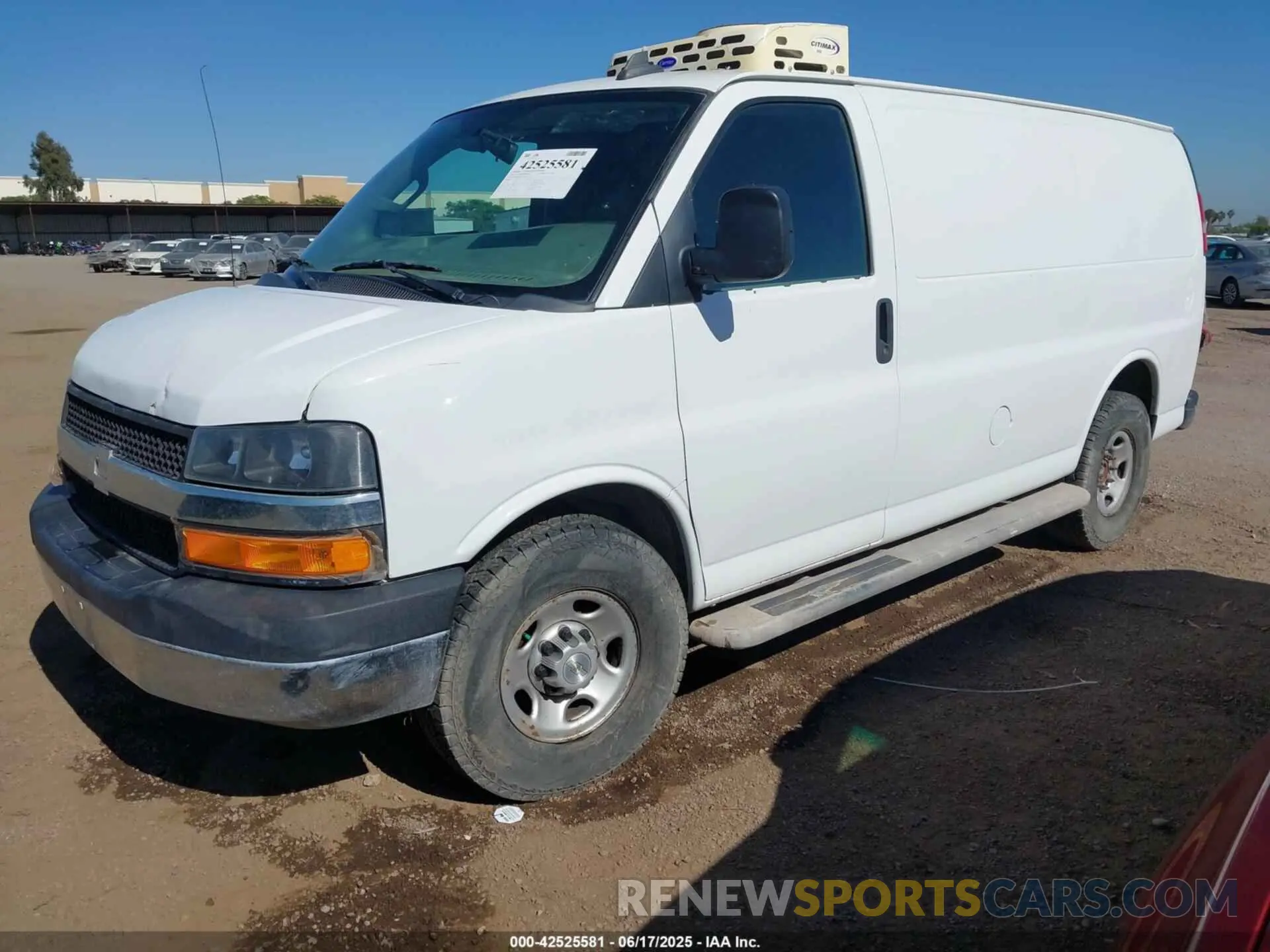 2 Photograph of a damaged car 1GCWGAF71M1242604 CHEVROLET EXPRESS CARGO 2021