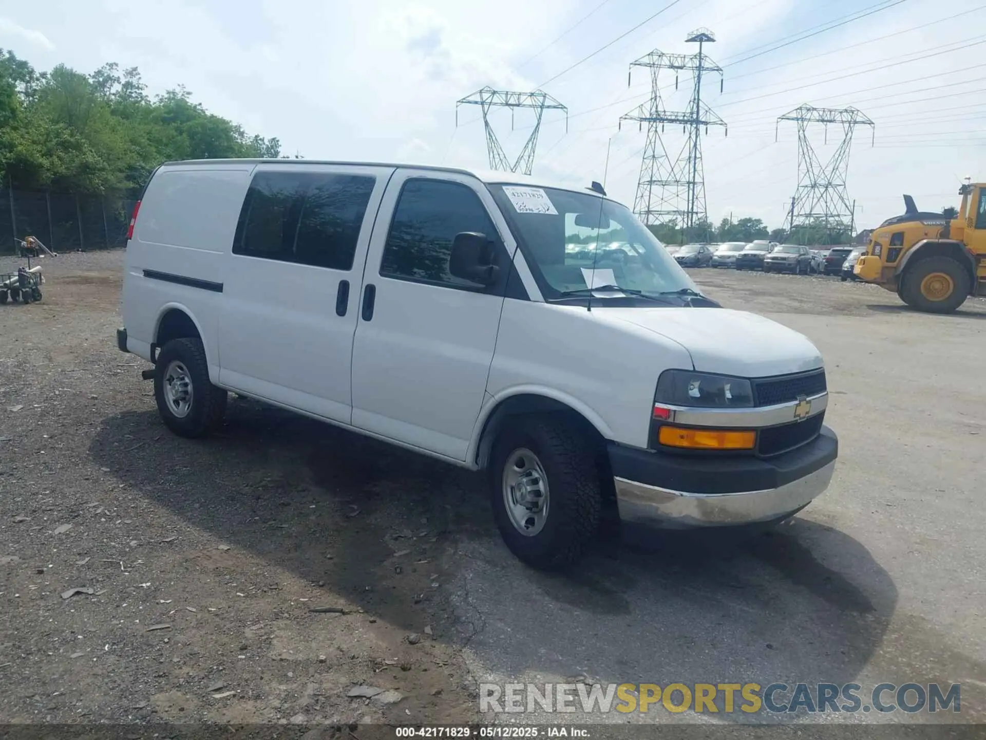 1 Photograph of a damaged car 1GCWGAF72M1208980 CHEVROLET EXPRESS CARGO 2021