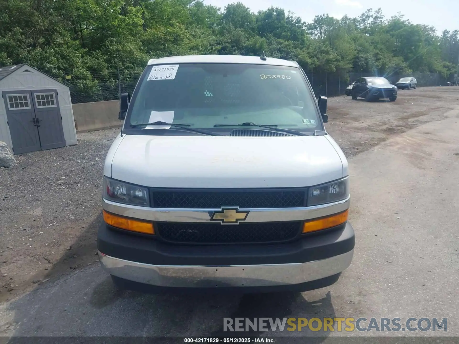 12 Photograph of a damaged car 1GCWGAF72M1208980 CHEVROLET EXPRESS CARGO 2021
