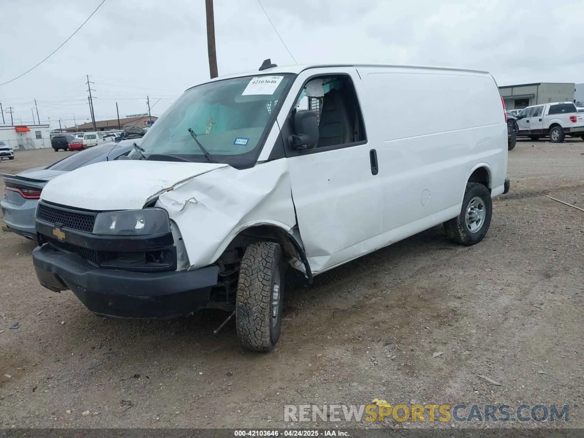 2 Photograph of a damaged car 1GCWGAF77M1311800 CHEVROLET EXPRESS CARGO 2021