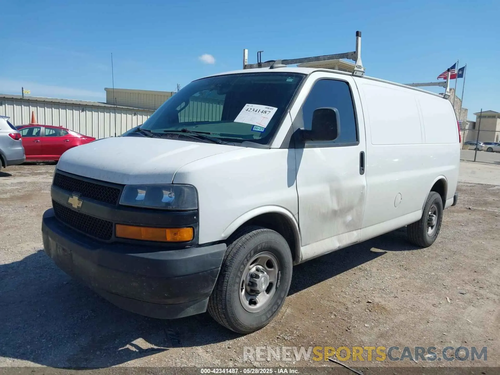 2 Photograph of a damaged car 1GCWGAFP0M1180922 CHEVROLET EXPRESS CARGO 2021