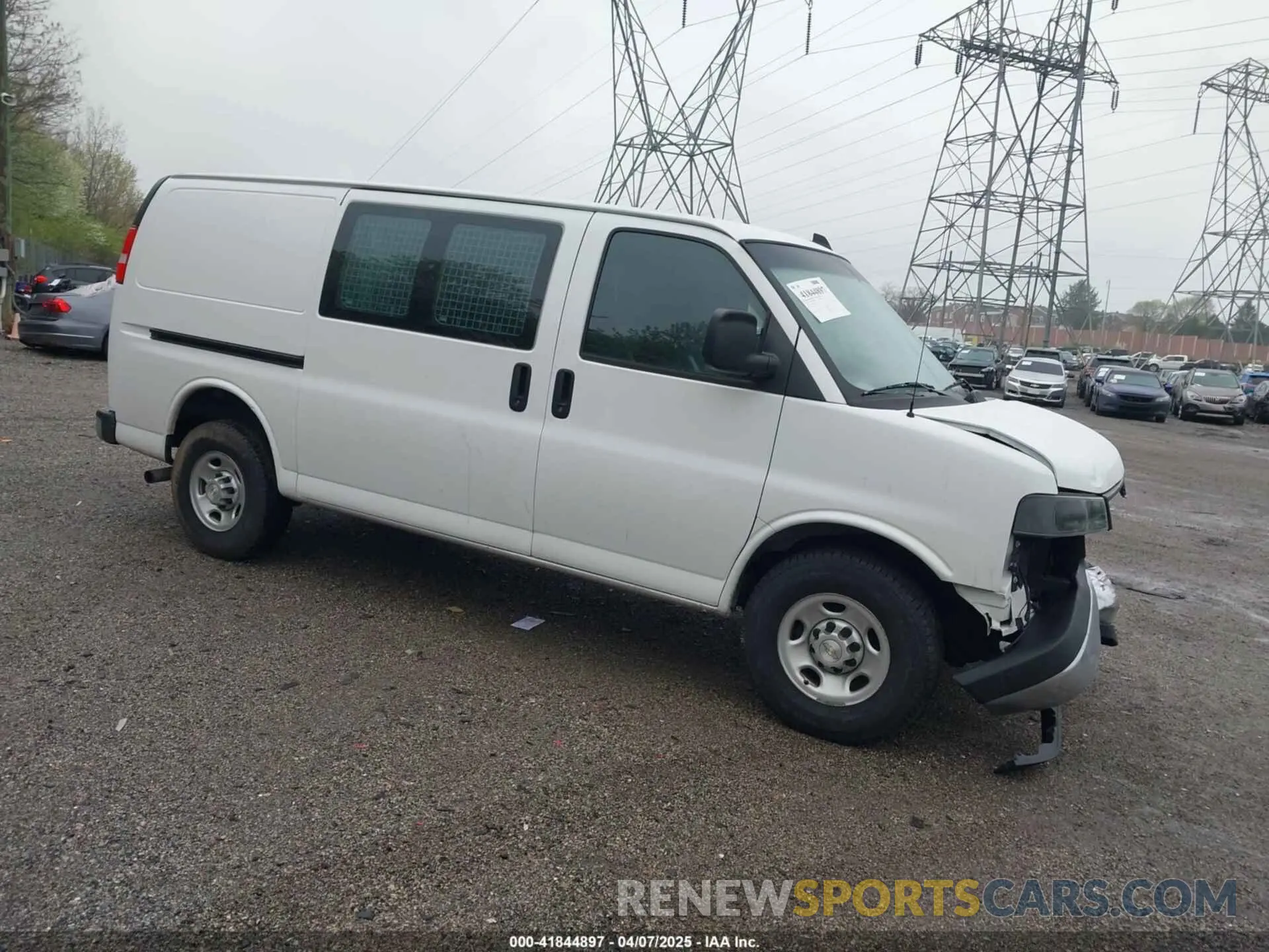 1 Photograph of a damaged car 1GCWGAFP0M1198014 CHEVROLET EXPRESS CARGO 2021