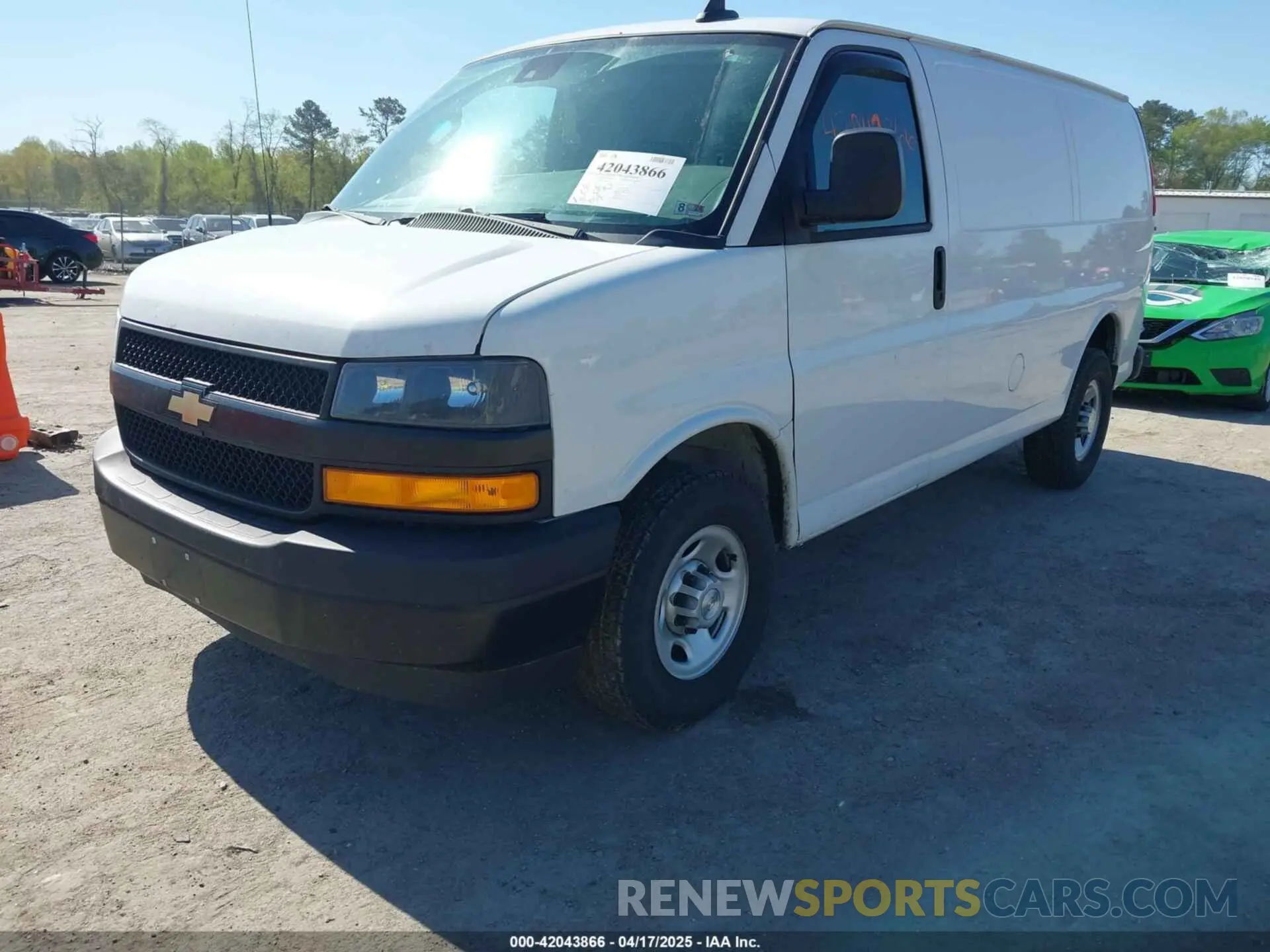 2 Photograph of a damaged car 1GCWGAFP0M1206242 CHEVROLET EXPRESS CARGO 2021