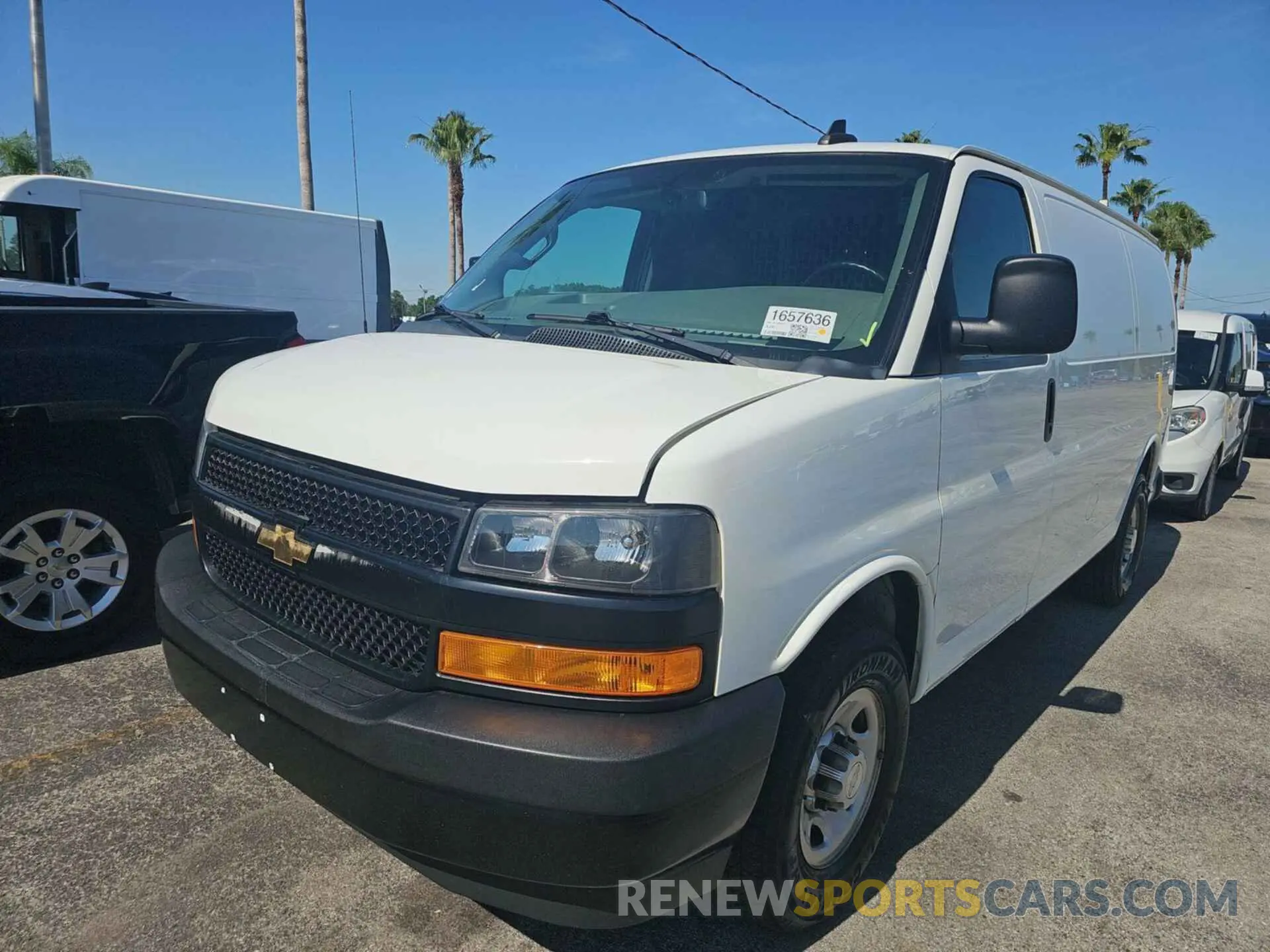 8 Photograph of a damaged car 1GCWGAFP1M1309427 CHEVROLET EXPRESS CARGO 2021