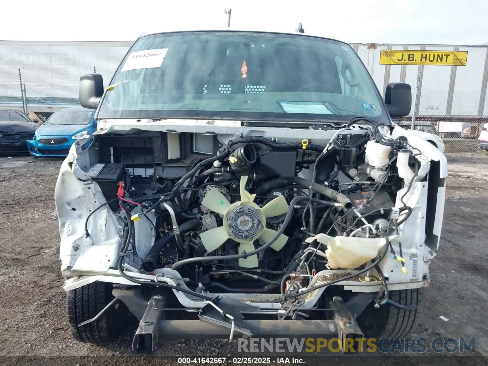 6 Photograph of a damaged car 1GCWGAFP2M1182123 CHEVROLET EXPRESS CARGO 2021