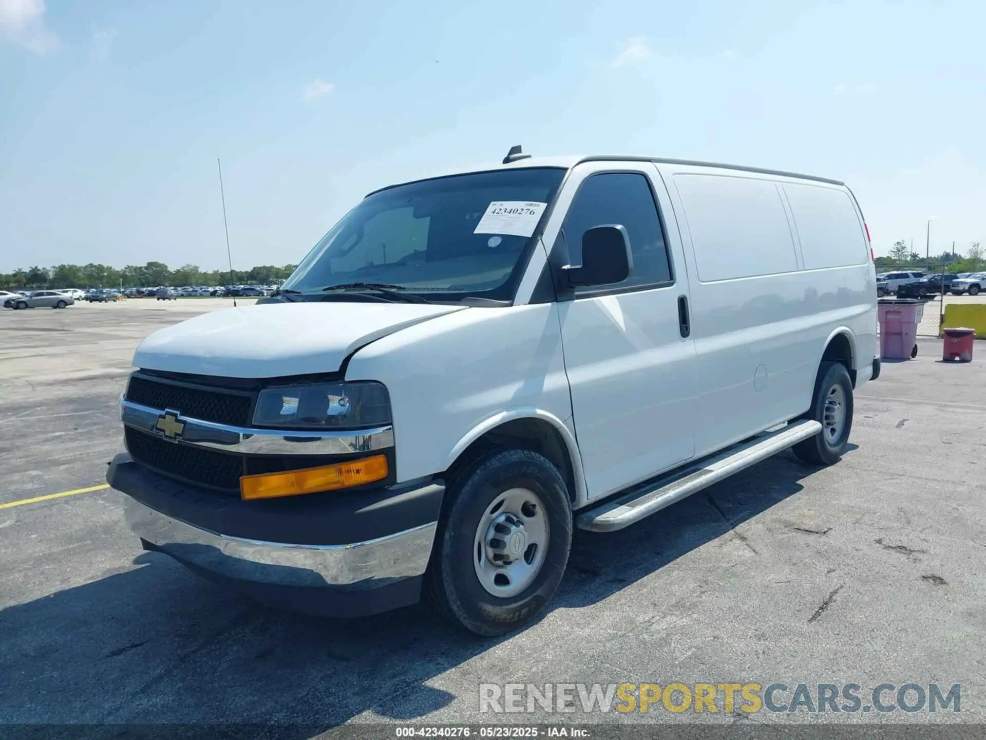 2 Photograph of a damaged car 1GCWGAFP2M1204749 CHEVROLET EXPRESS CARGO 2021