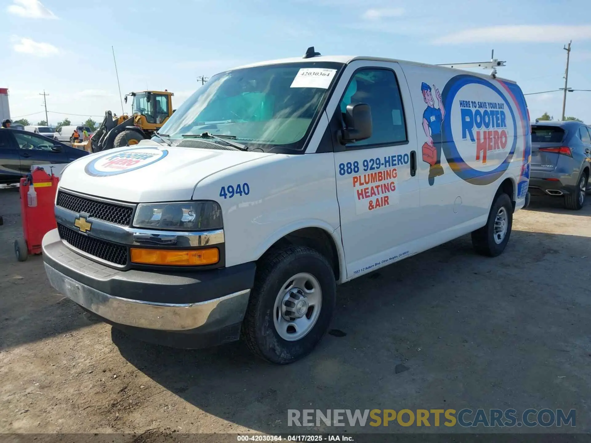 2 Photograph of a damaged car 1GCWGAFP3M1204940 CHEVROLET EXPRESS CARGO 2021