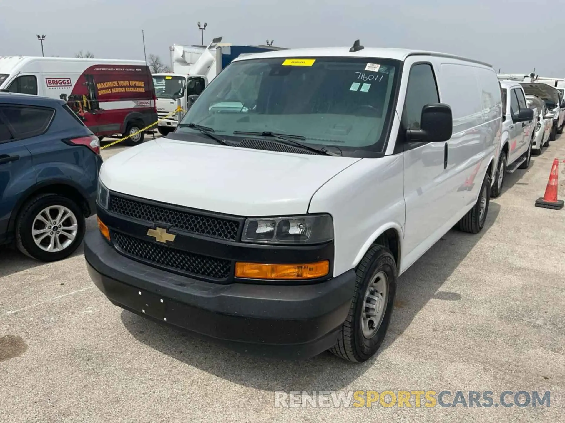 3 Photograph of a damaged car 1GCWGAFP9M1303505 CHEVROLET EXPRESS CARGO 2021