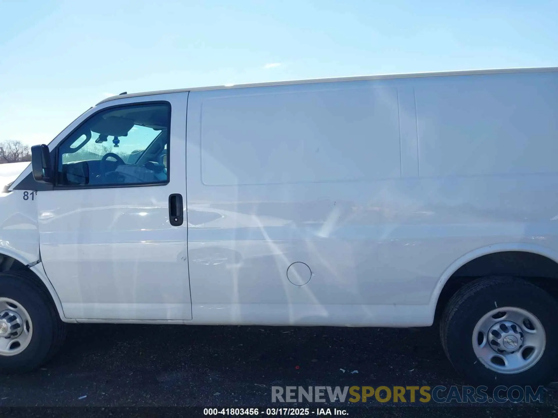 14 Photograph of a damaged car 1GCWGAFPXM1288514 CHEVROLET EXPRESS CARGO 2021