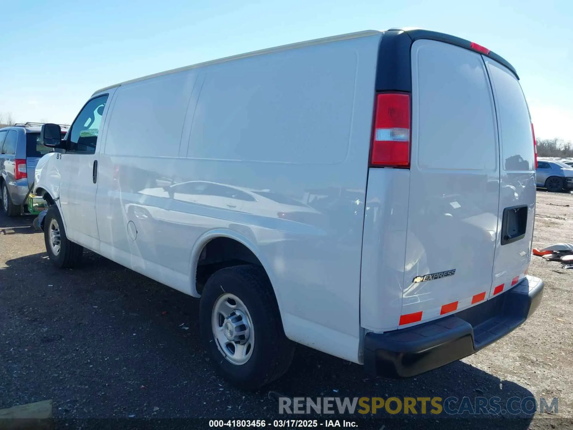 3 Photograph of a damaged car 1GCWGAFPXM1288514 CHEVROLET EXPRESS CARGO 2021