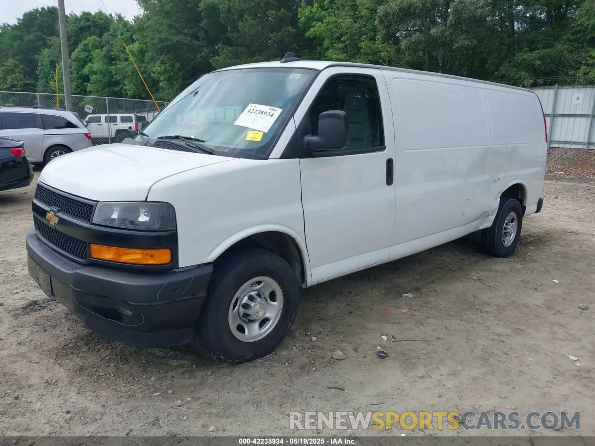 2 Photograph of a damaged car 1GCWGBF77M1177506 CHEVROLET EXPRESS CARGO 2021
