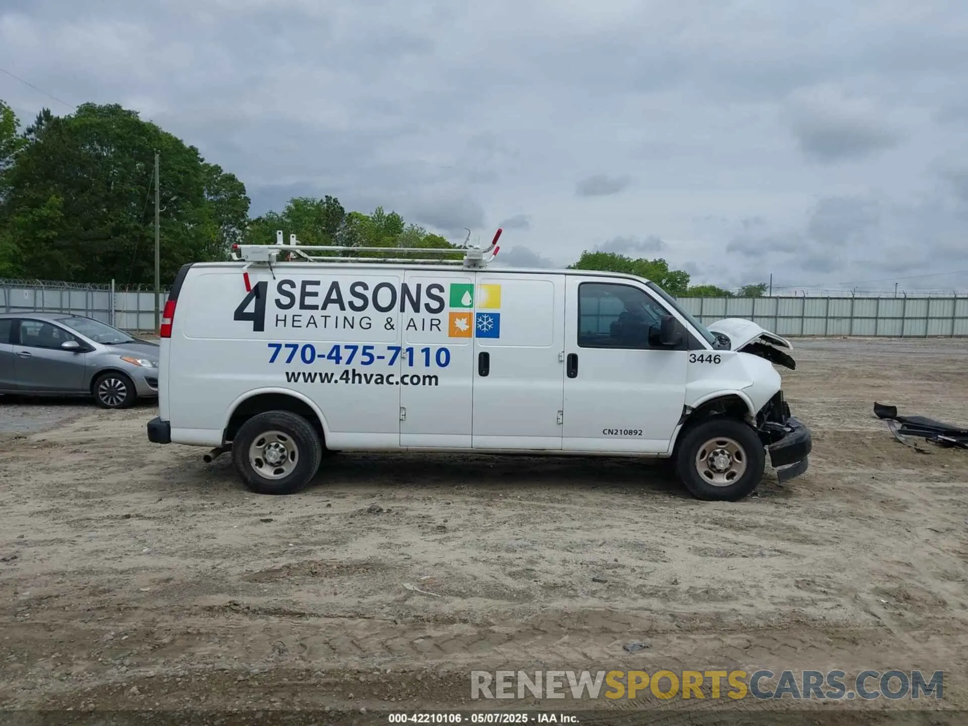 14 Photograph of a damaged car 1GCWGBFP3M1159701 CHEVROLET EXPRESS CARGO 2021