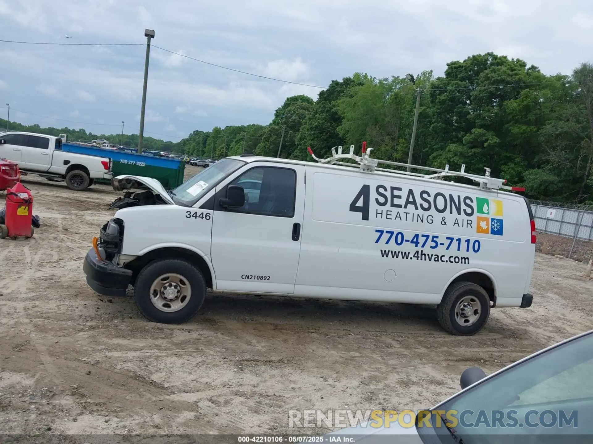15 Photograph of a damaged car 1GCWGBFP3M1159701 CHEVROLET EXPRESS CARGO 2021