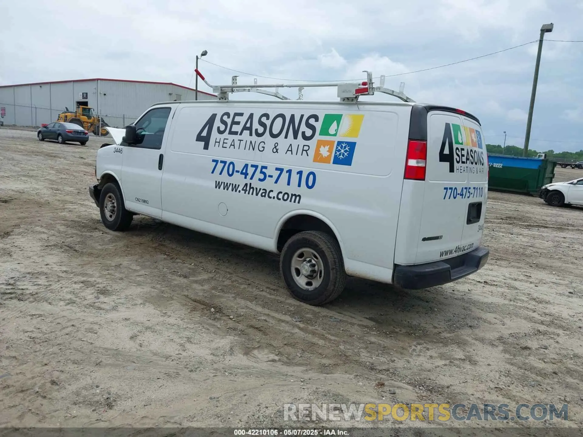 3 Photograph of a damaged car 1GCWGBFP3M1159701 CHEVROLET EXPRESS CARGO 2021