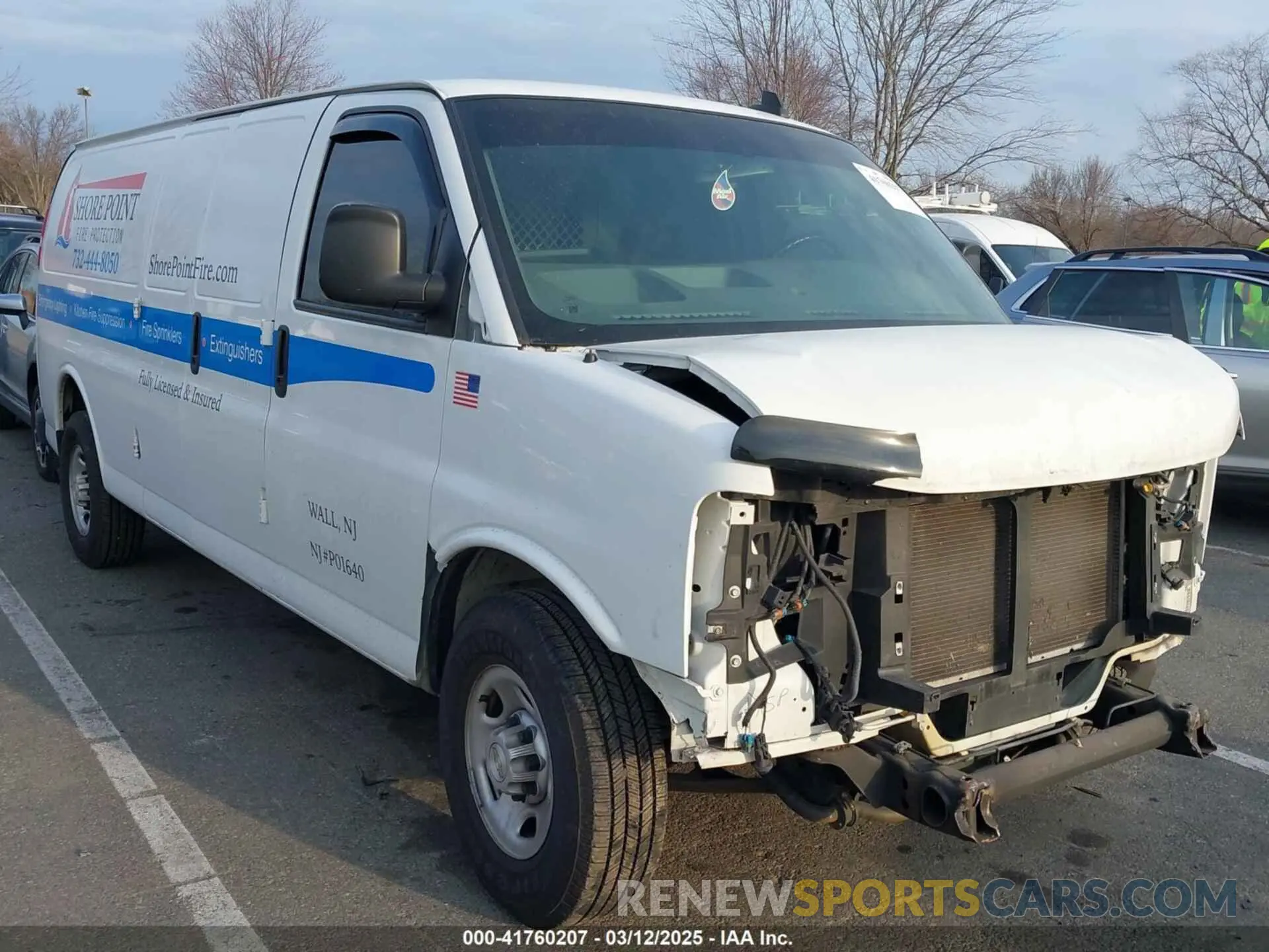 1 Photograph of a damaged car 1GCWGBFP4M1208968 CHEVROLET EXPRESS CARGO 2021
