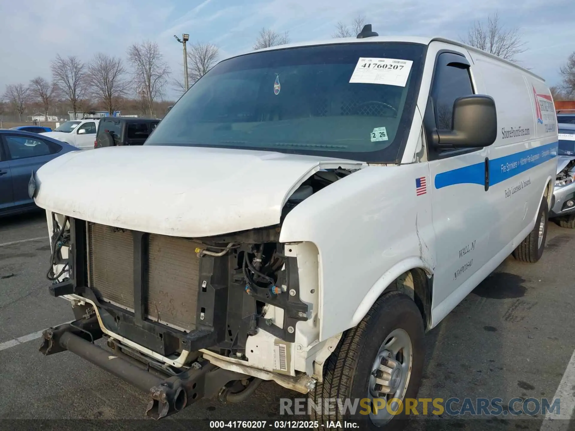 2 Photograph of a damaged car 1GCWGBFP4M1208968 CHEVROLET EXPRESS CARGO 2021