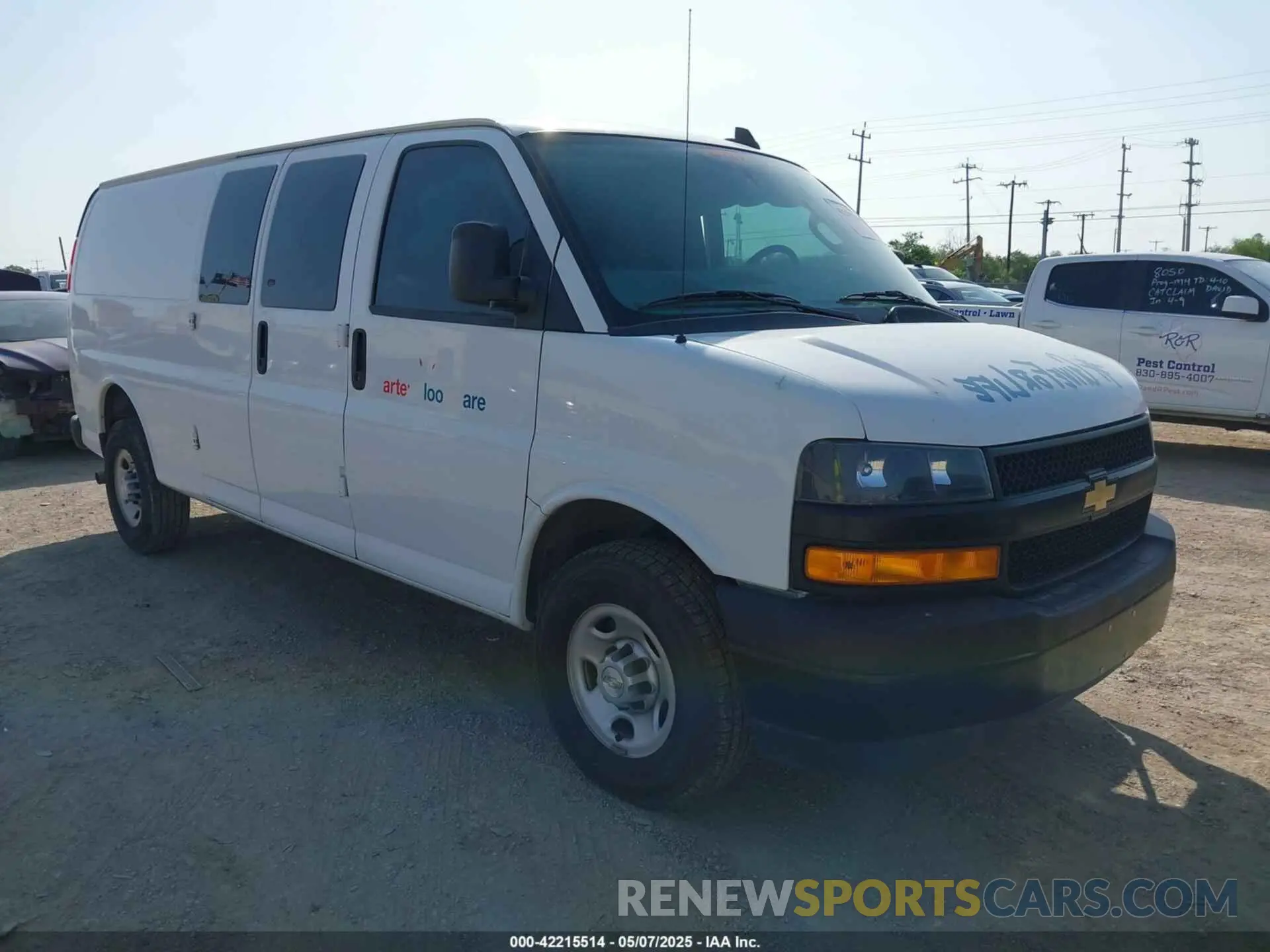 1 Photograph of a damaged car 1GCWGBFP4M1286795 CHEVROLET EXPRESS CARGO 2021