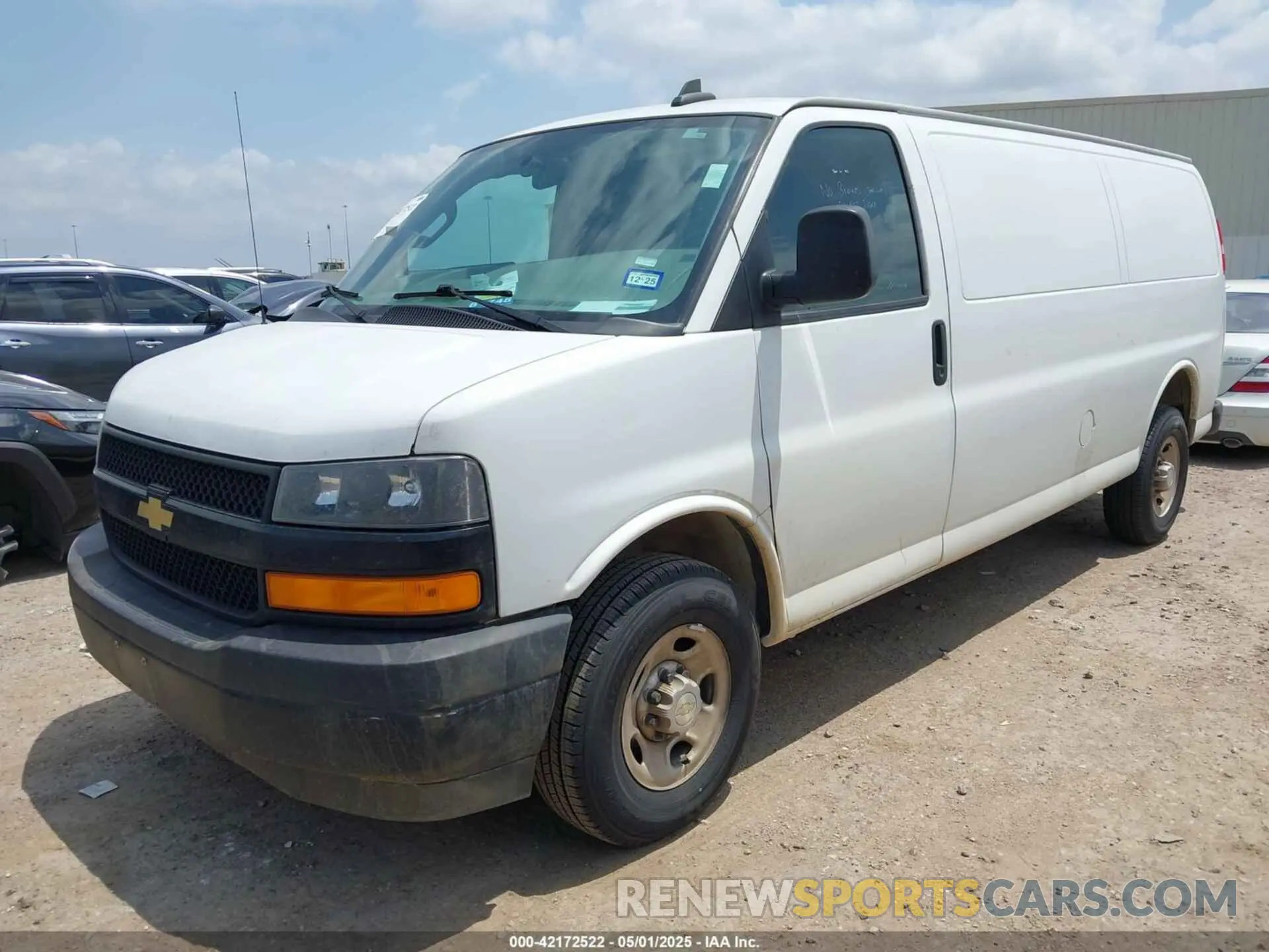 2 Photograph of a damaged car 1GCWGBFP6M1222452 CHEVROLET EXPRESS CARGO 2021