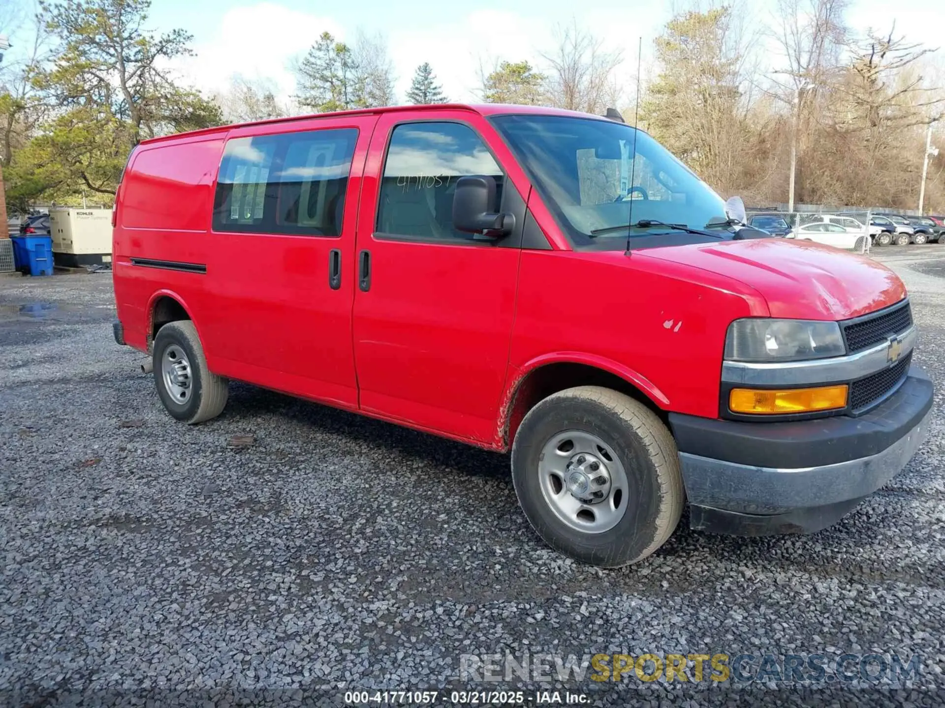 1 Photograph of a damaged car 1GCZGGF72M1178105 CHEVROLET EXPRESS CARGO 2021