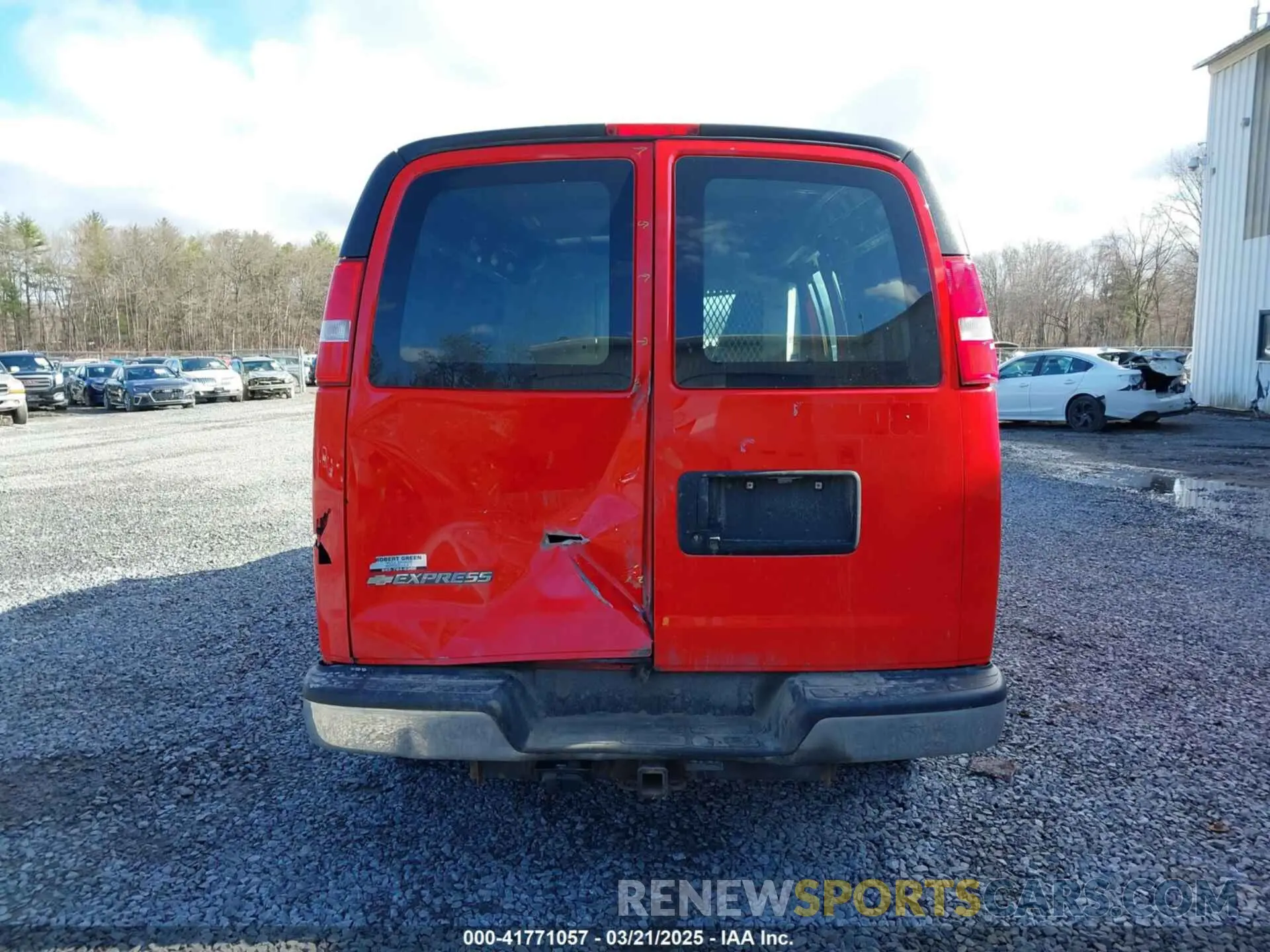 16 Photograph of a damaged car 1GCZGGF72M1178105 CHEVROLET EXPRESS CARGO 2021