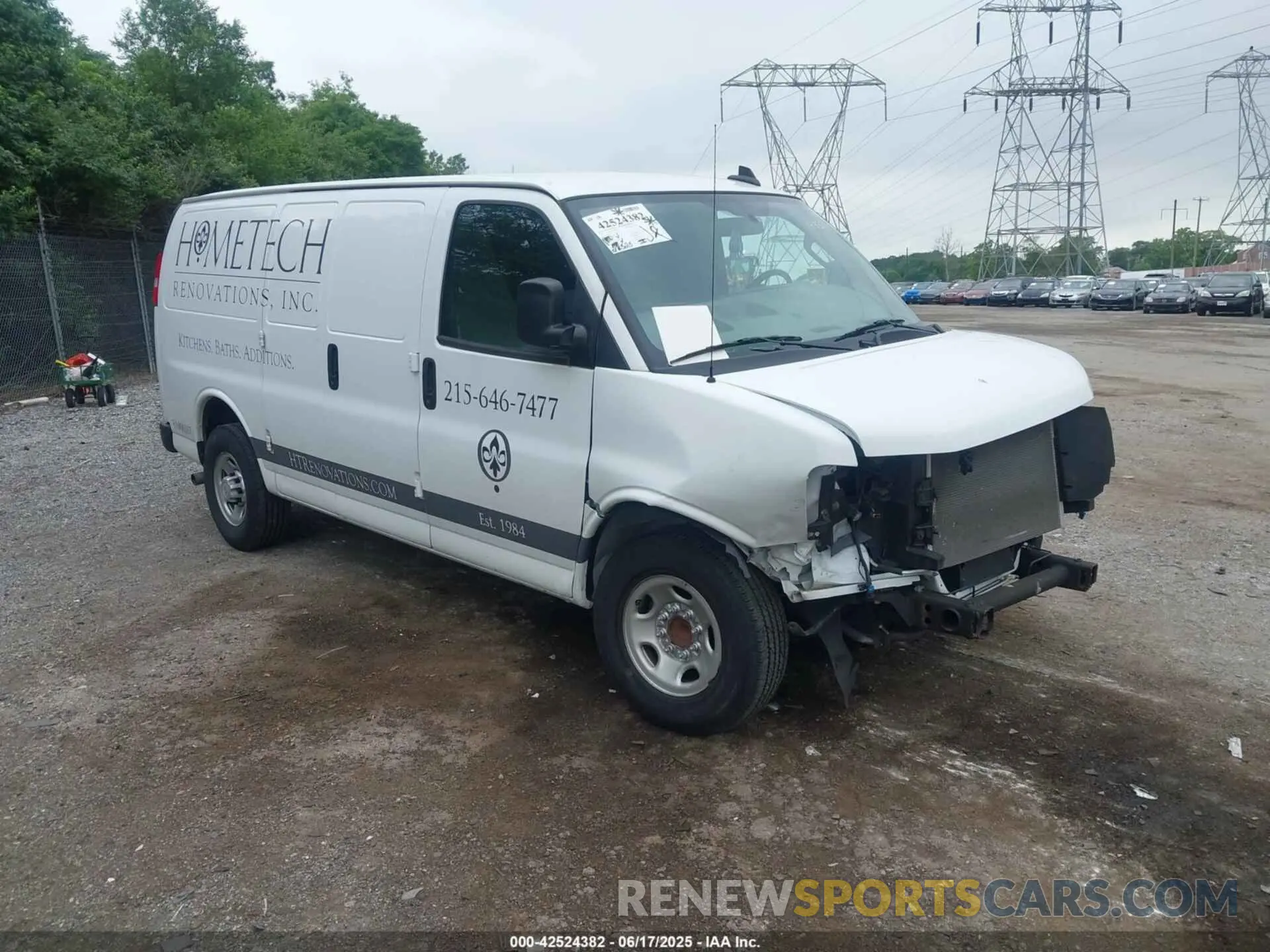 1 Photograph of a damaged car 1GCWGAFP3N1199384 CHEVROLET EXPRESS CARGO 2022