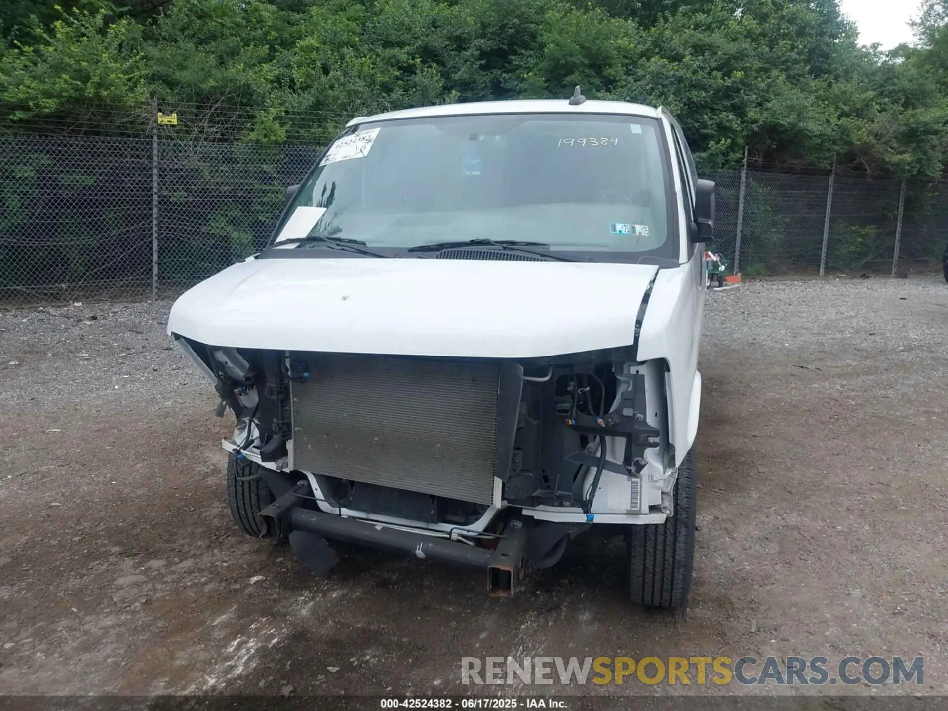 17 Photograph of a damaged car 1GCWGAFP3N1199384 CHEVROLET EXPRESS CARGO 2022