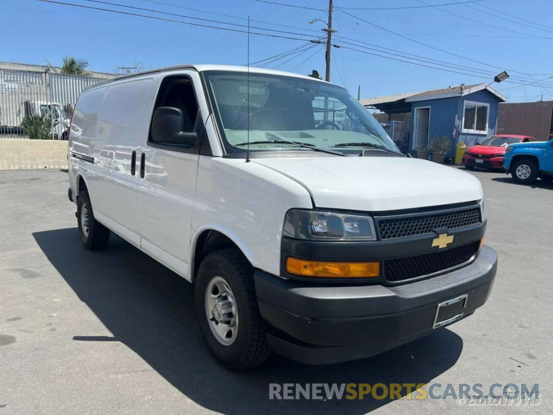 8 Photograph of a damaged car 1GCWGAFP8N1206247 CHEVROLET EXPRESS CARGO 2022