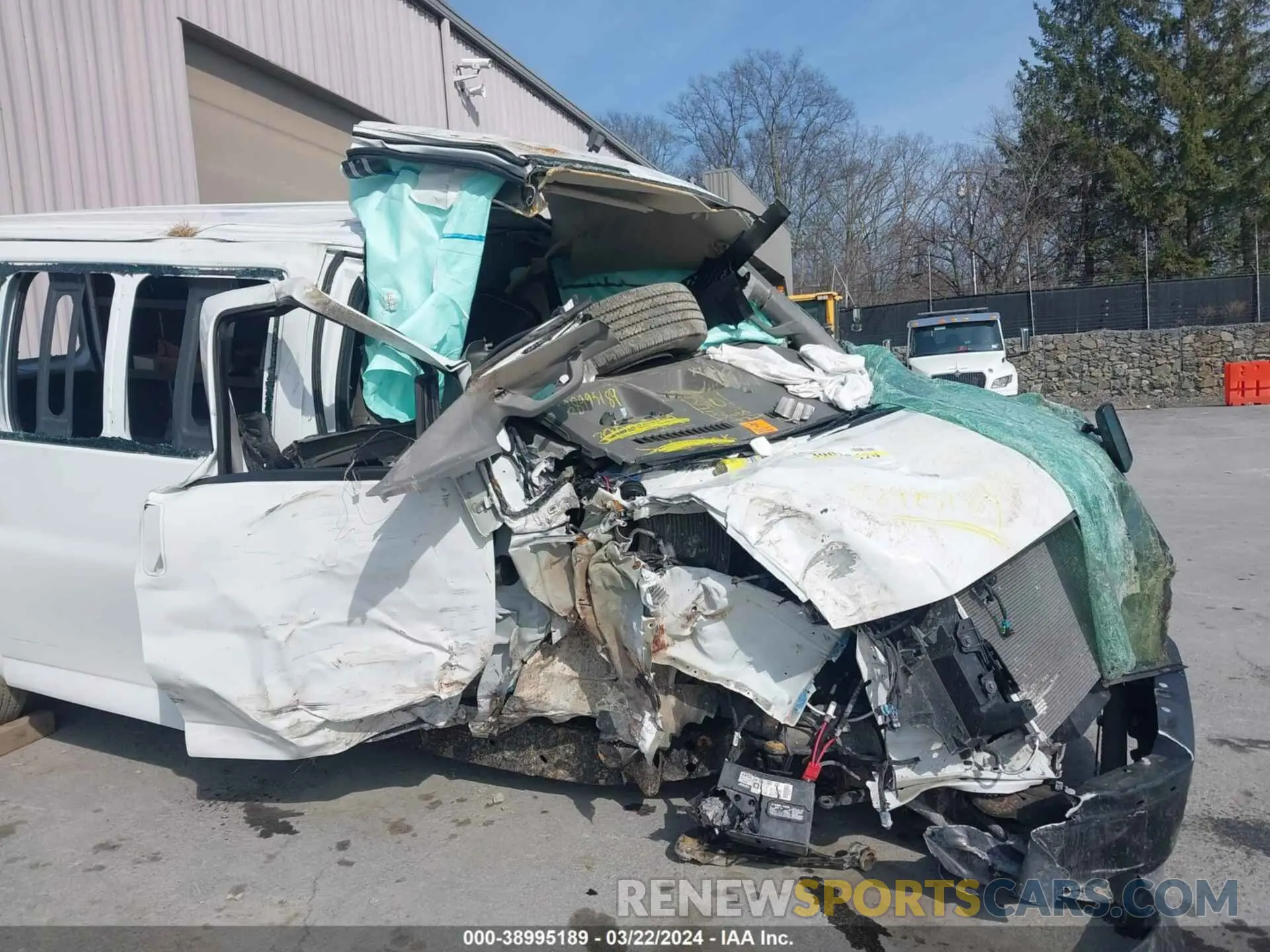 6 Photograph of a damaged car 1GCWGAFP8N1257148 CHEVROLET EXPRESS CARGO 2022