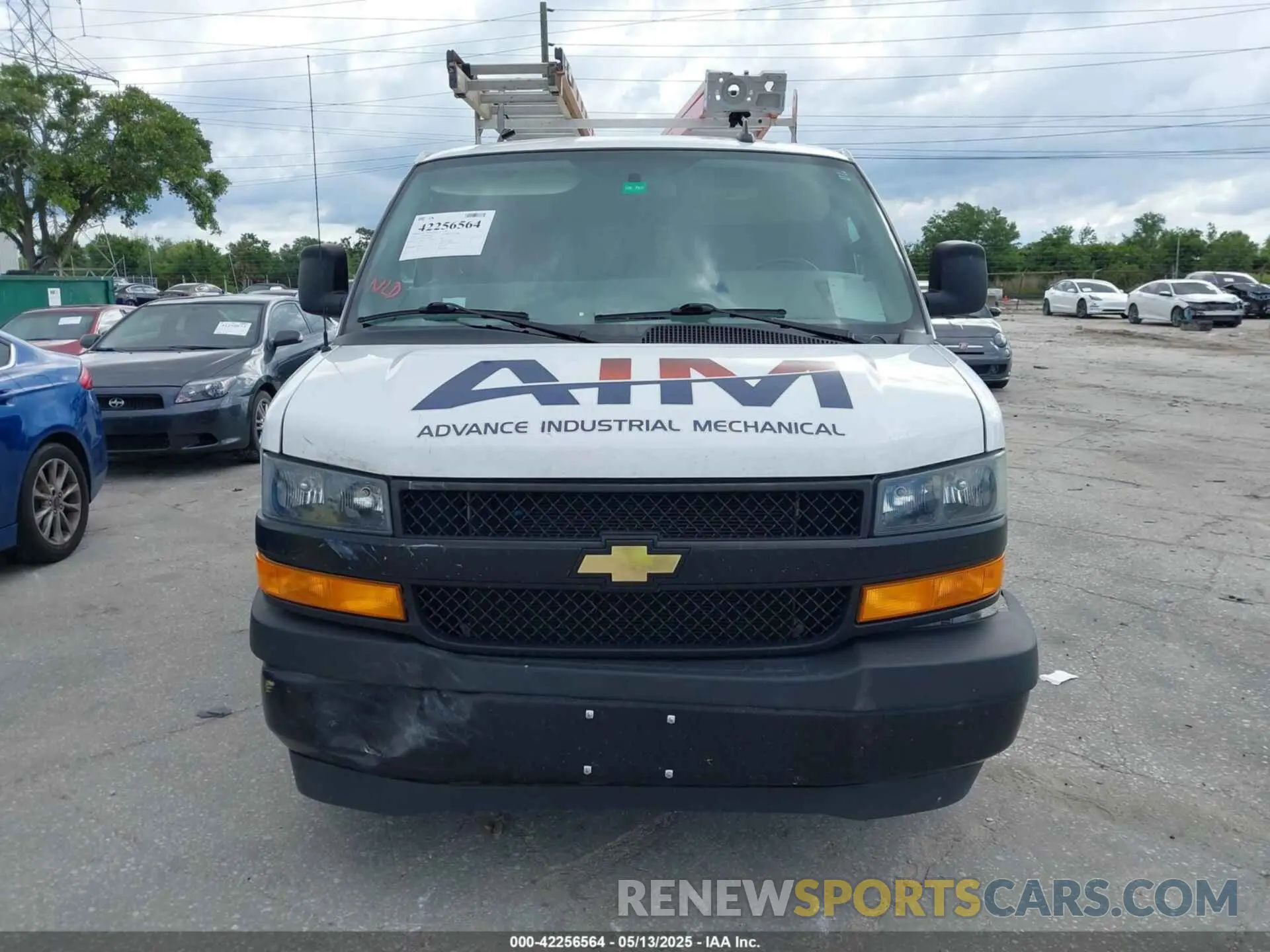 12 Photograph of a damaged car 1GCWGAFPXN1281984 CHEVROLET EXPRESS CARGO 2022