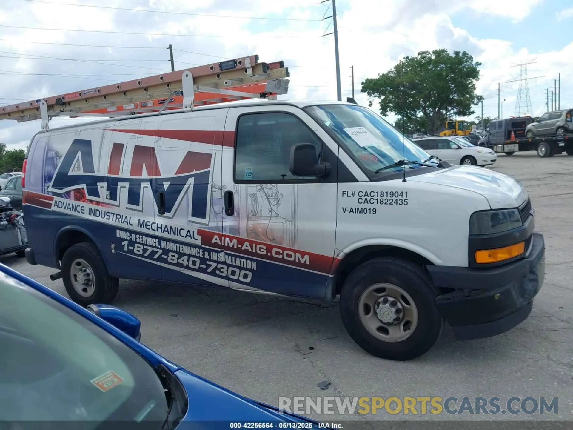 13 Photograph of a damaged car 1GCWGAFPXN1281984 CHEVROLET EXPRESS CARGO 2022