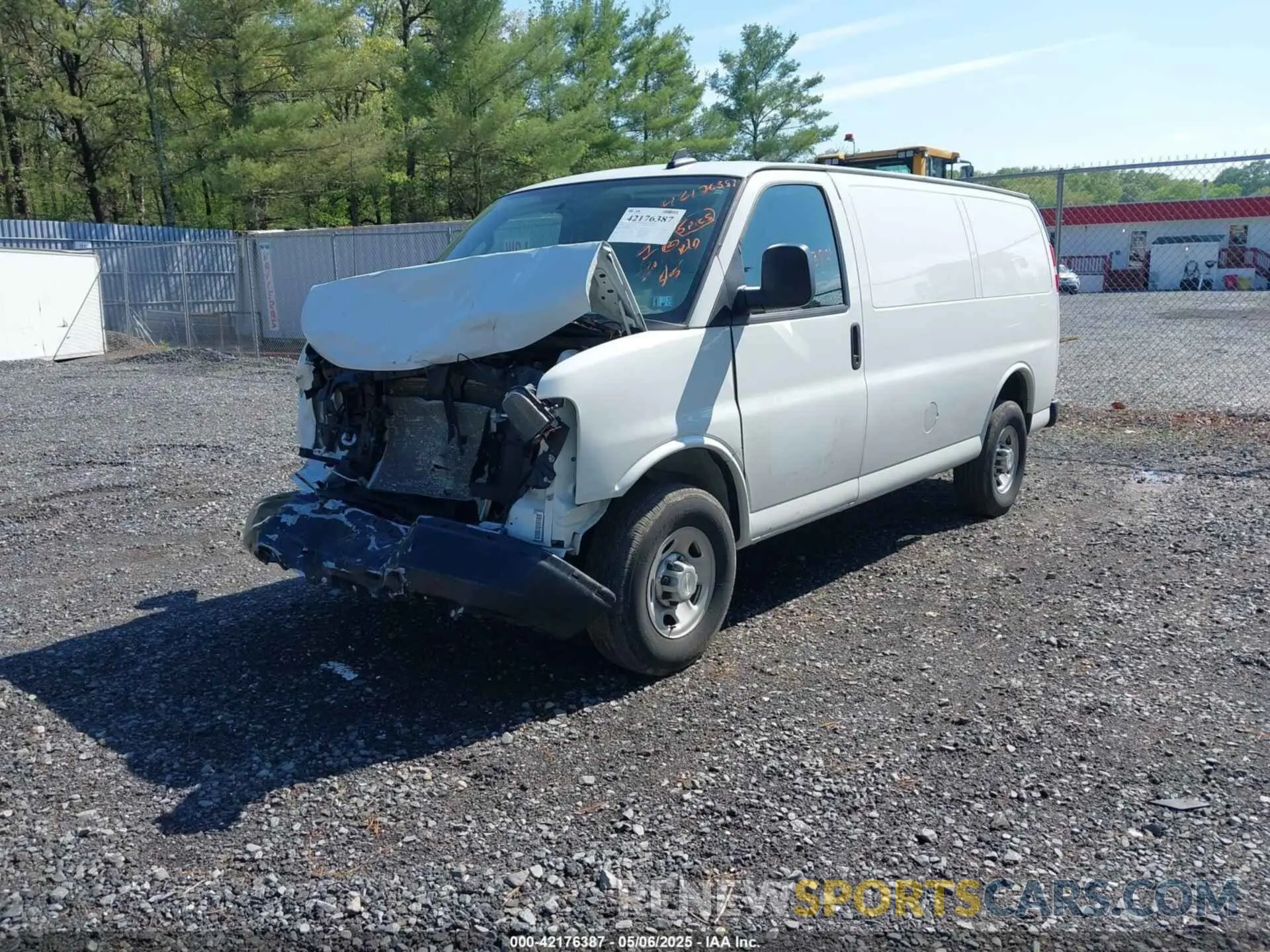 2 Photograph of a damaged car 1GCWGAFP0P1254926 CHEVROLET EXPRESS CARGO 2023