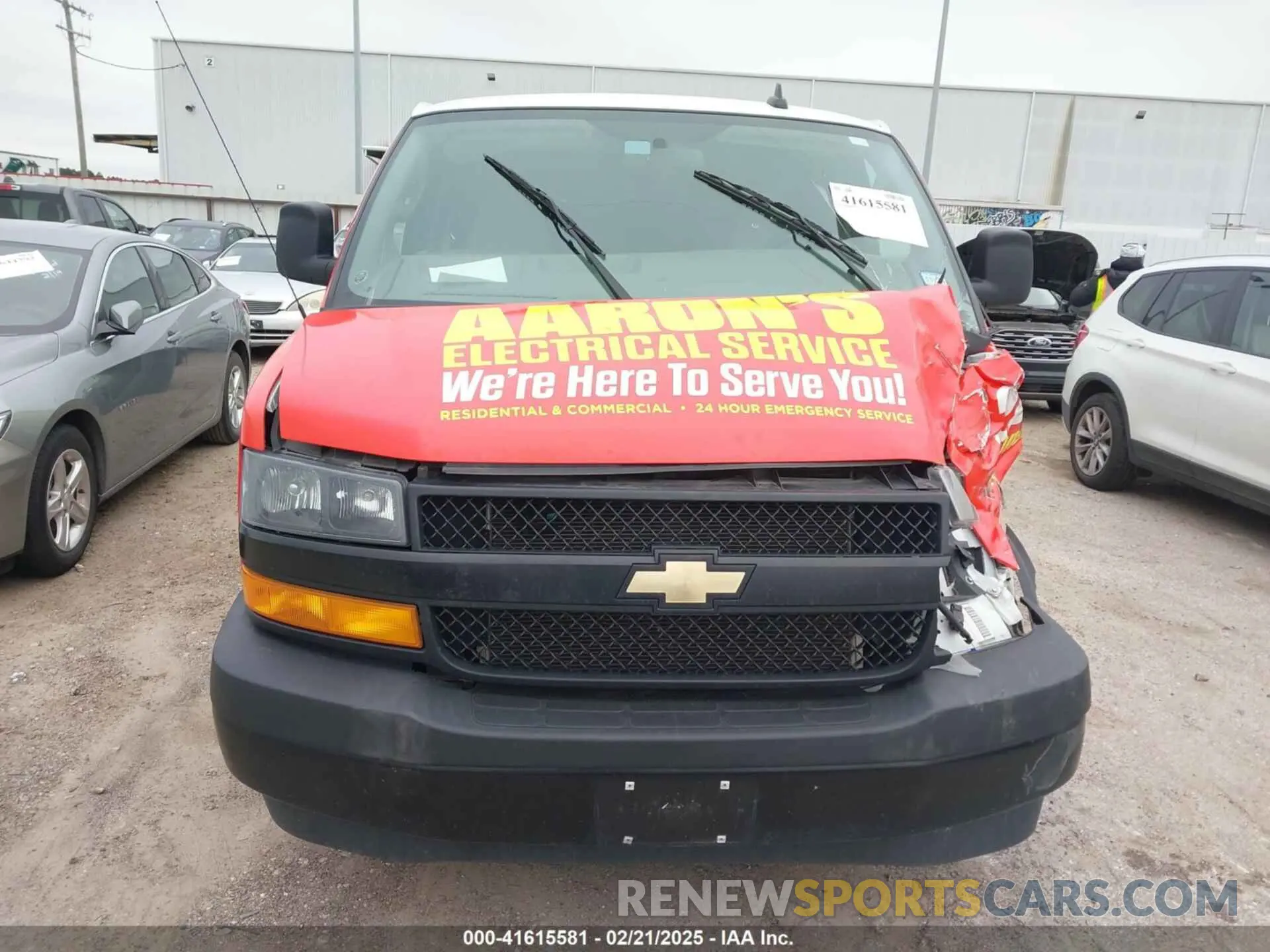 12 Photograph of a damaged car 1GCWGAFP3P1219054 CHEVROLET EXPRESS CARGO 2023