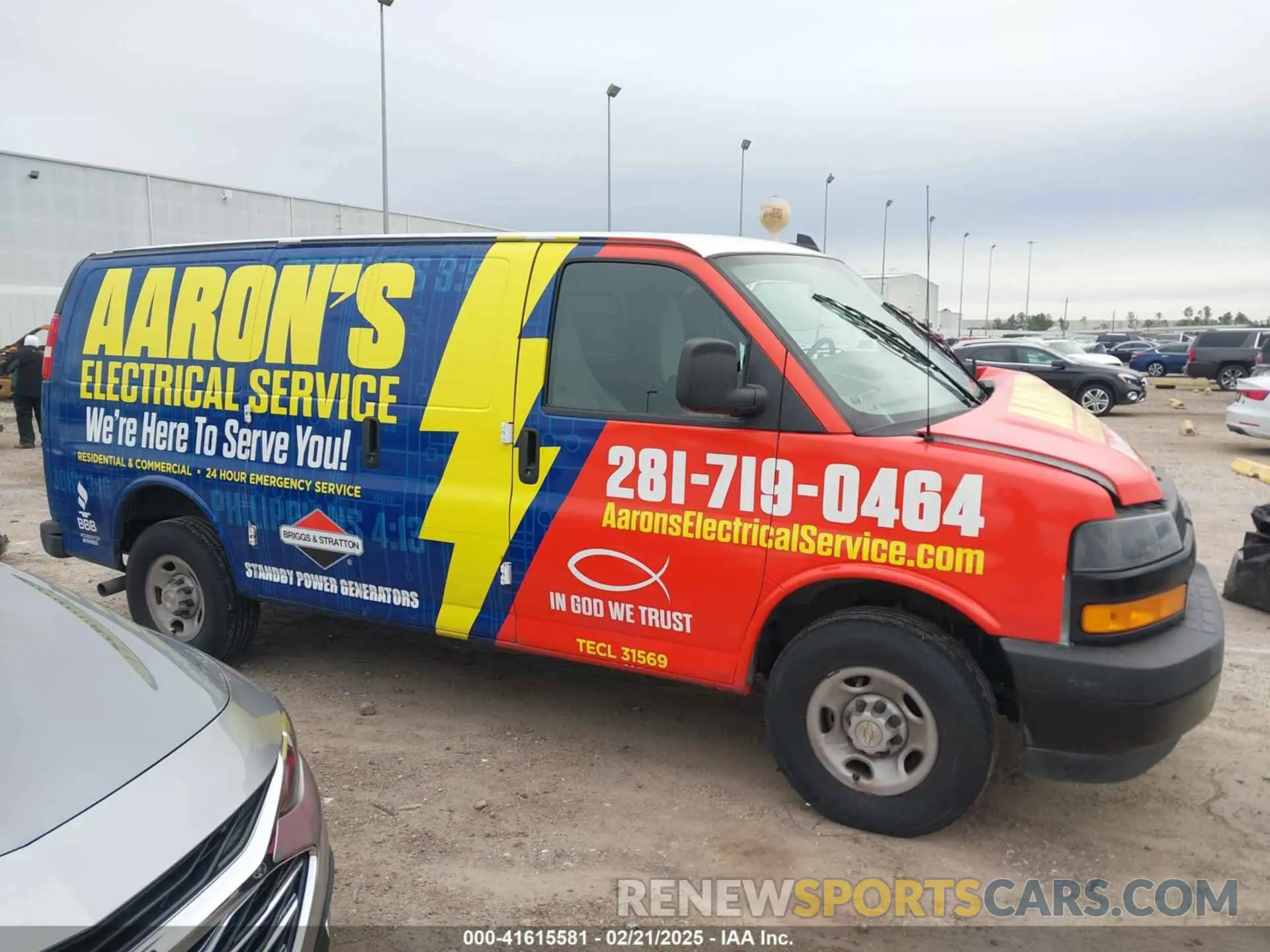 13 Photograph of a damaged car 1GCWGAFP3P1219054 CHEVROLET EXPRESS CARGO 2023
