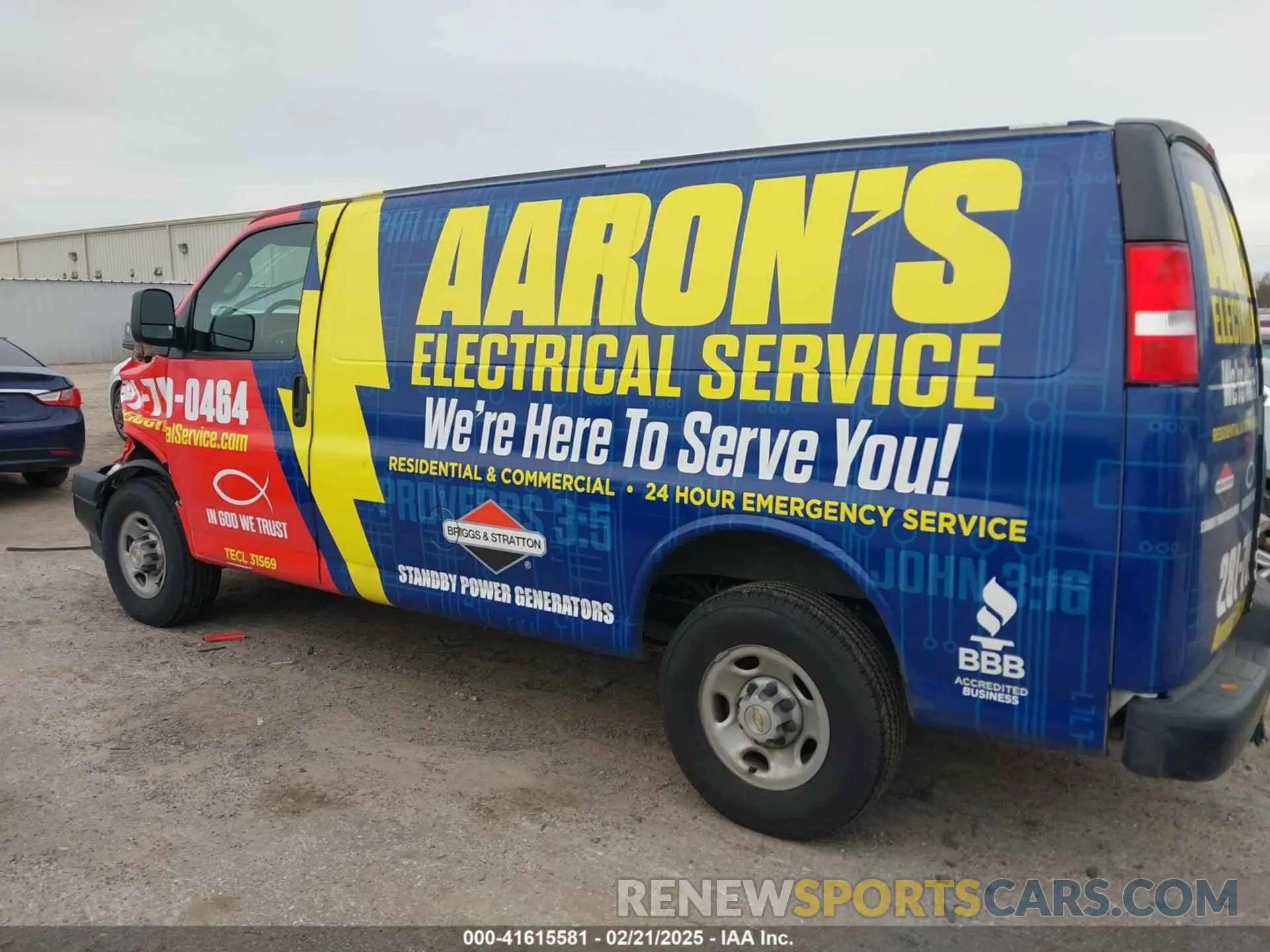 14 Photograph of a damaged car 1GCWGAFP3P1219054 CHEVROLET EXPRESS CARGO 2023