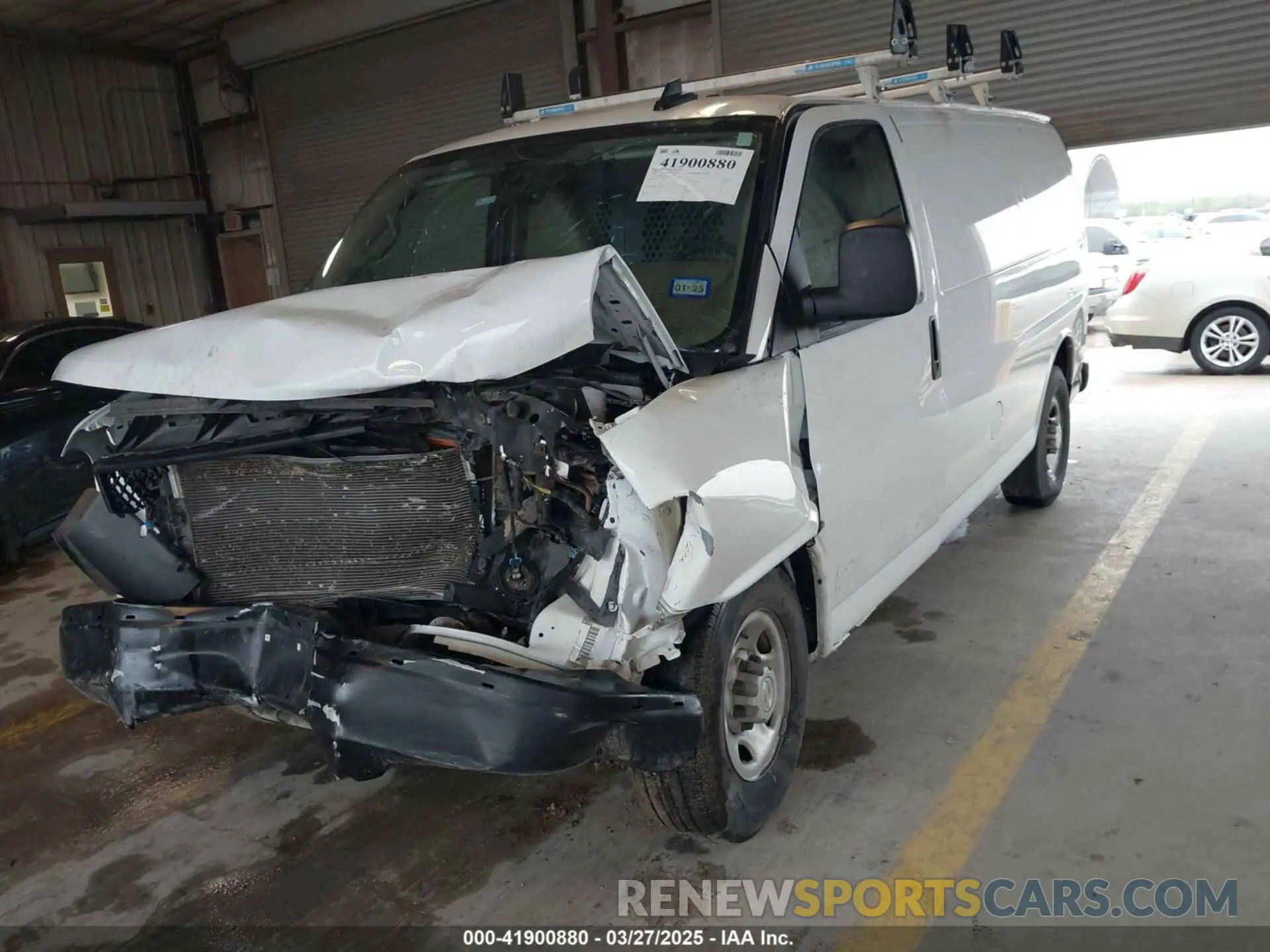 2 Photograph of a damaged car 1GCWGAFP6P1250363 CHEVROLET EXPRESS CARGO 2023