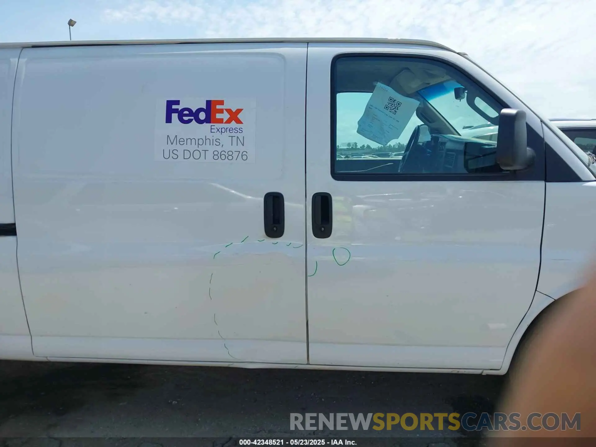 13 Photograph of a damaged car 1GCWGBFP0P1180994 CHEVROLET EXPRESS CARGO 2023