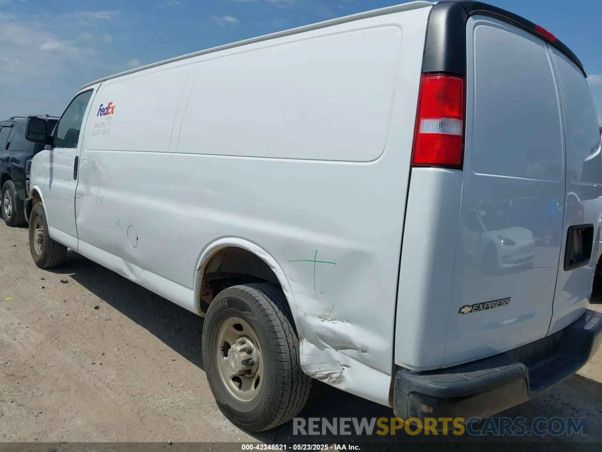 3 Photograph of a damaged car 1GCWGBFP0P1180994 CHEVROLET EXPRESS CARGO 2023