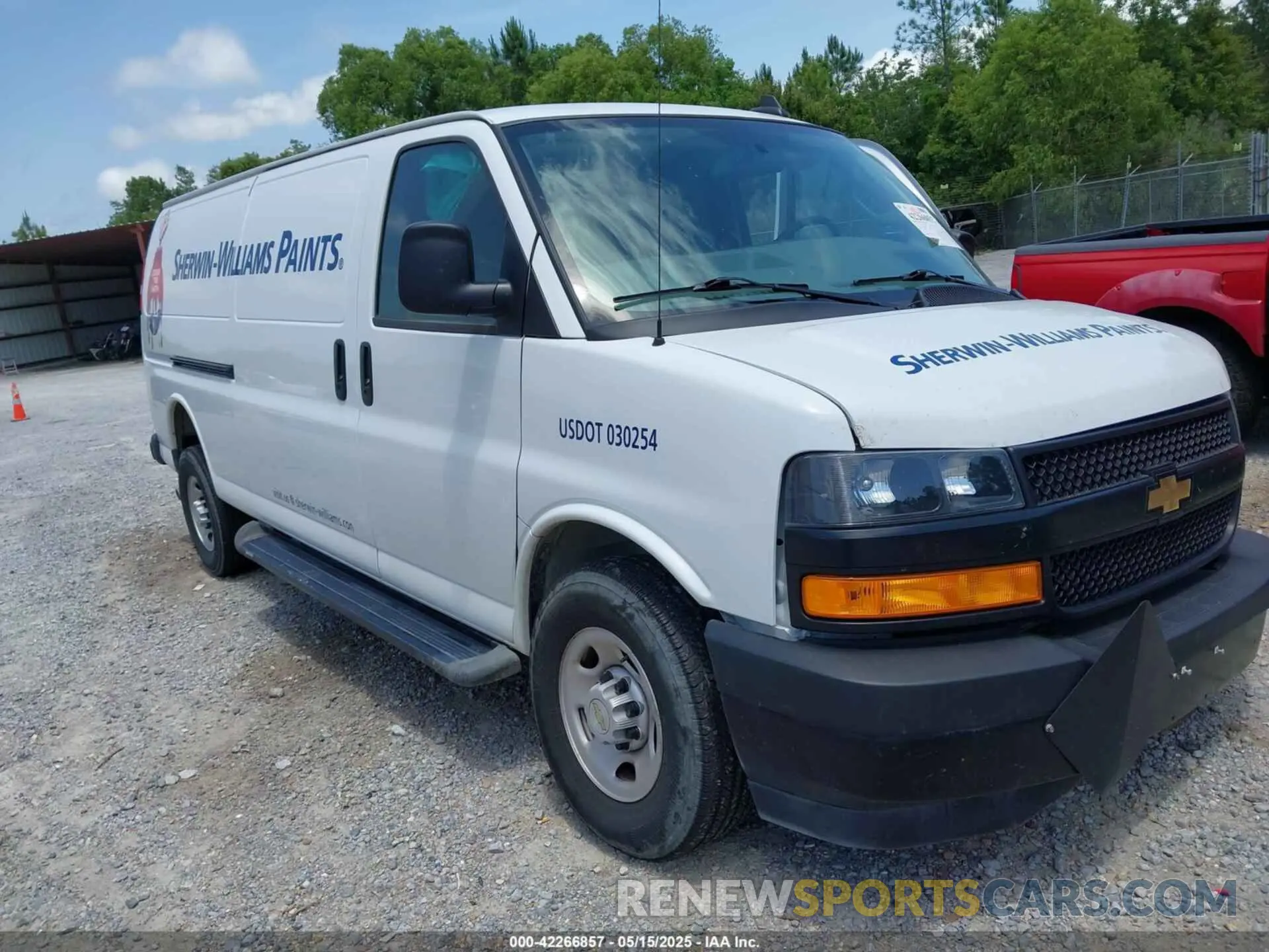 1 Photograph of a damaged car 1GCWGBFP3P1243103 CHEVROLET EXPRESS CARGO 2023